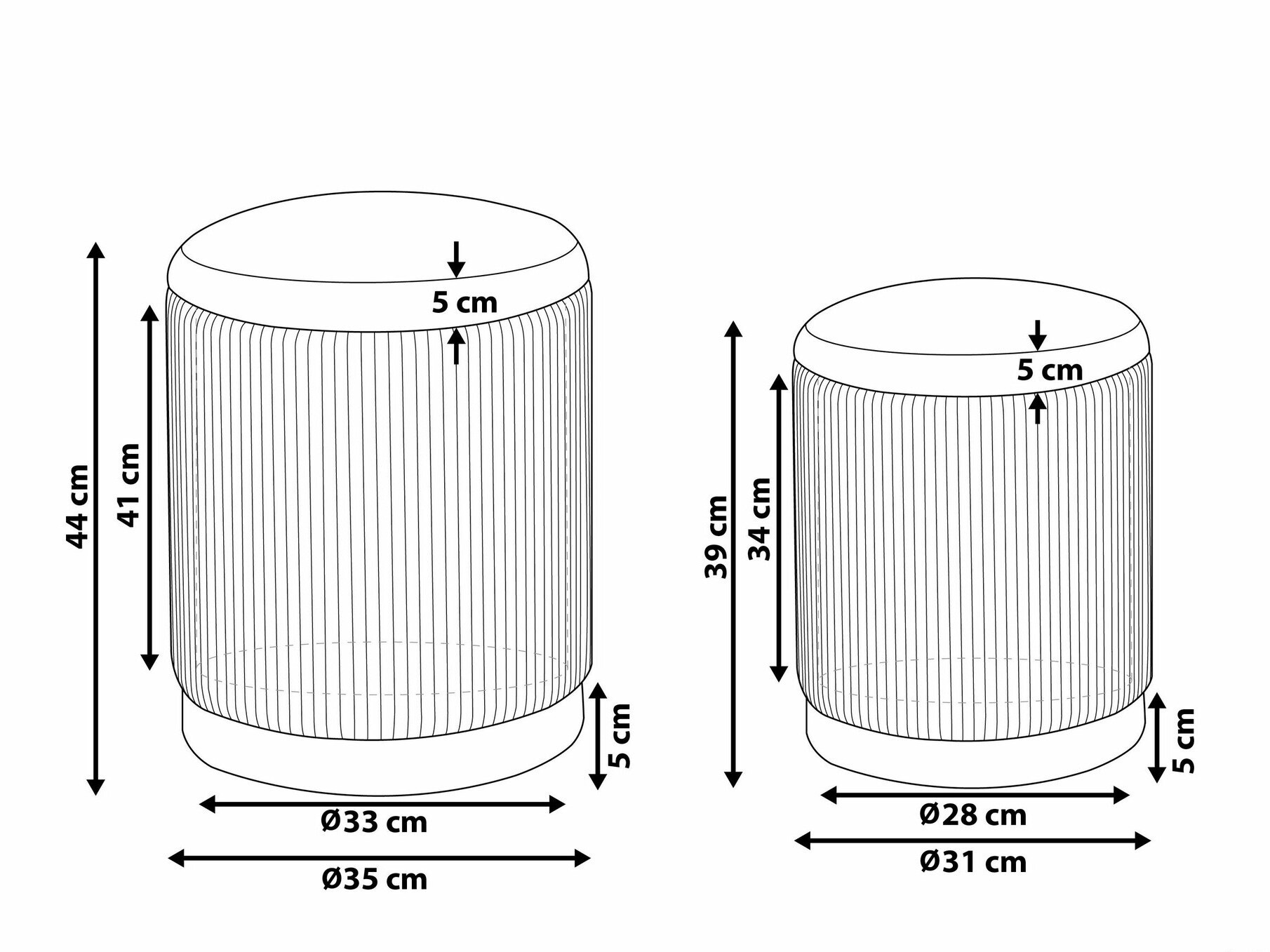 Set taburea Berwyn 1583 (Tamno tirkizno)