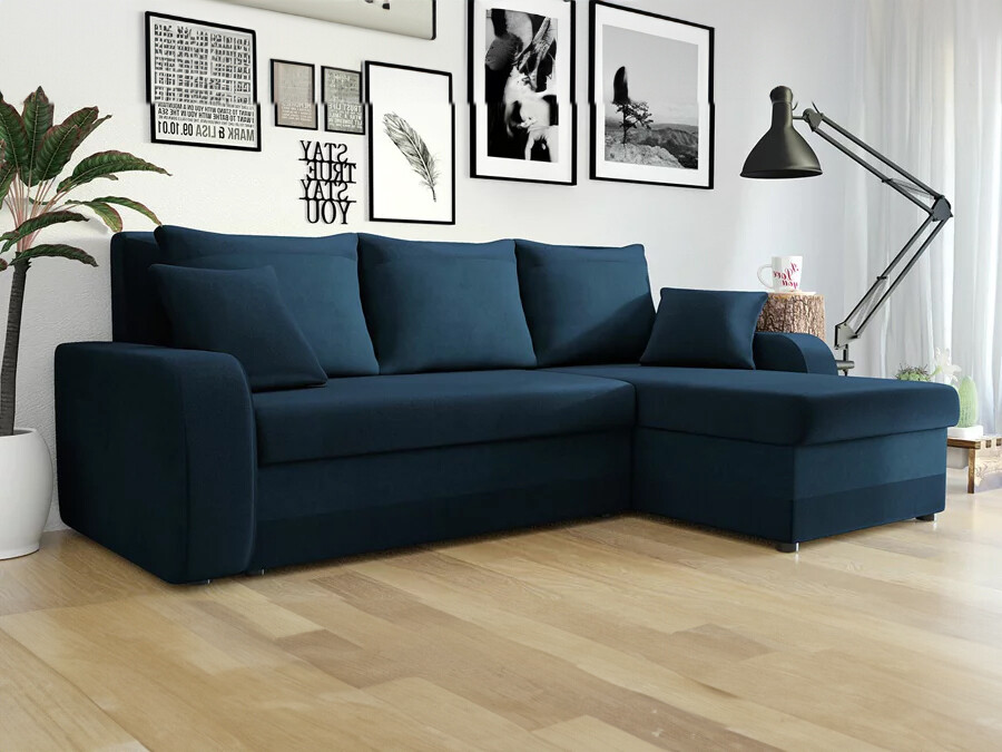 Ugaona sofa Comfivo 135 (Kronos 09 + Uttario Velvet 2967)