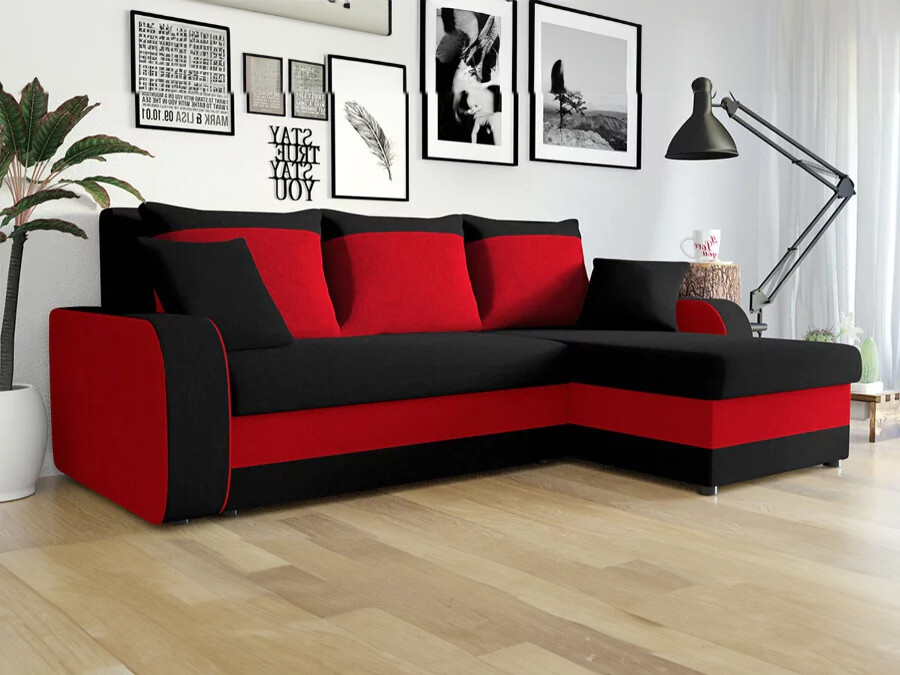 Ugaona sofa Comfivo 135 (Mikrofaza 15 + Mikrofaza 22)