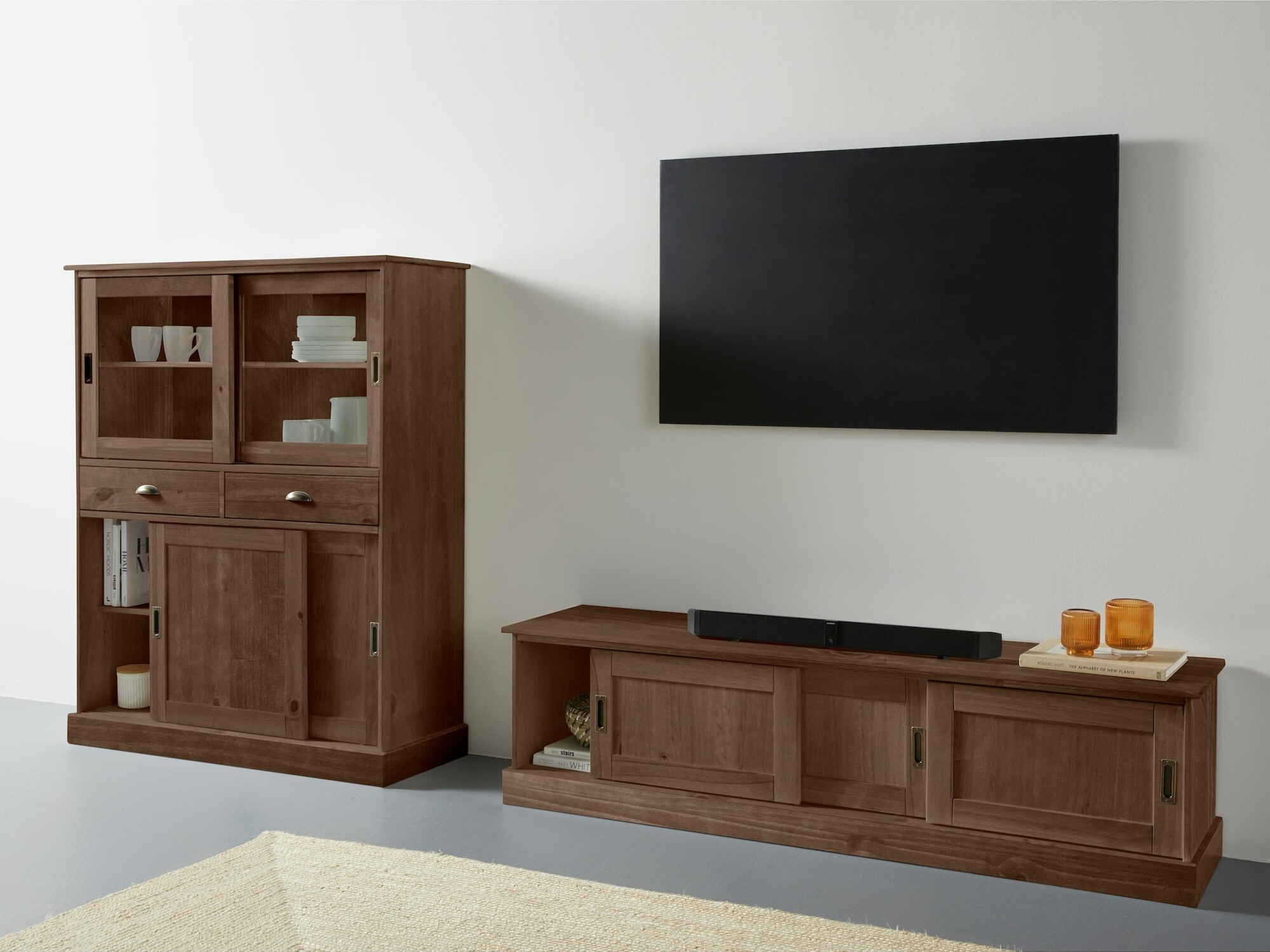 TV komoda Felelma 102 (Smeđa)