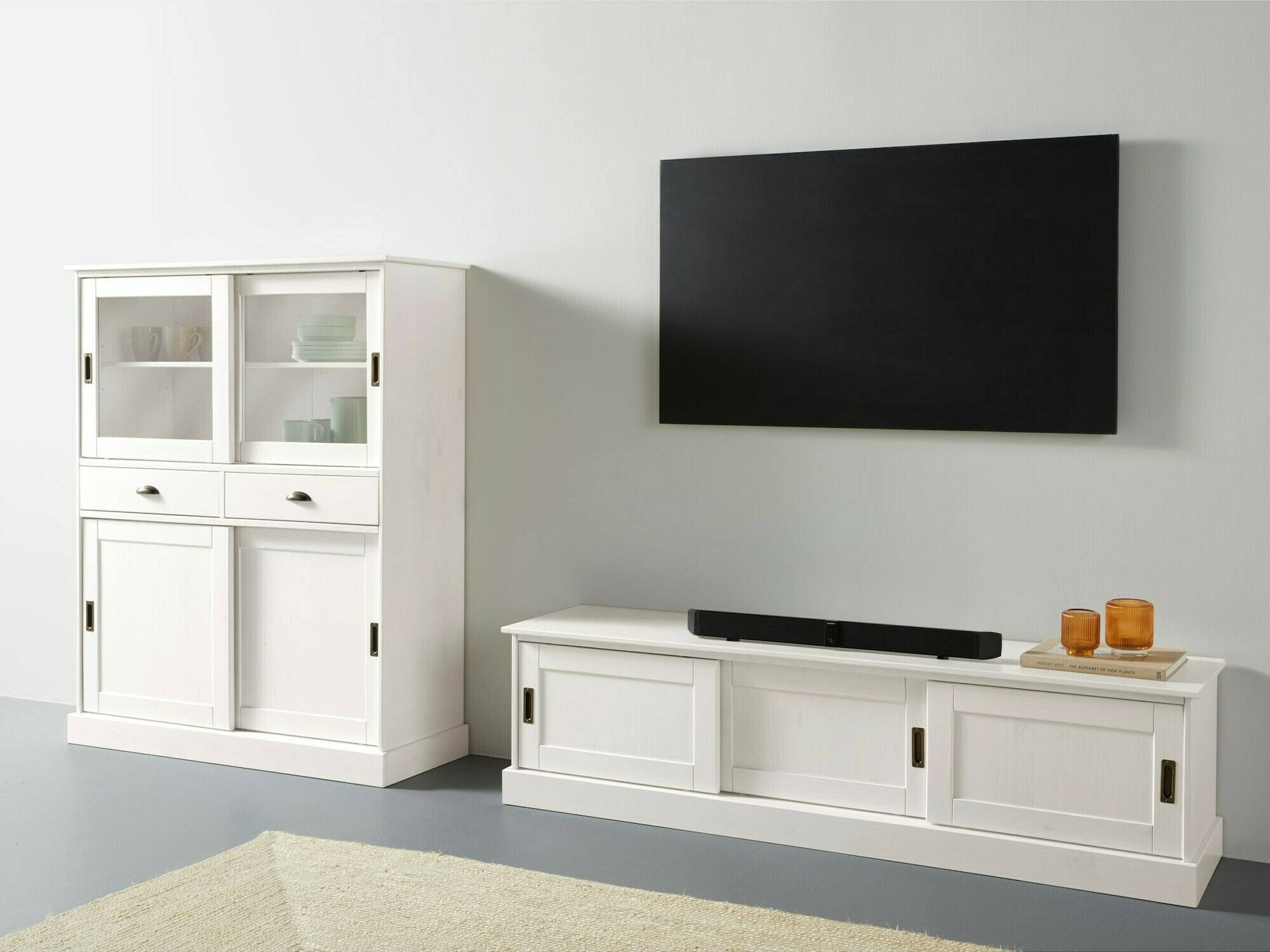 Set za dnevnu sobu Felelma 105 (Belo)