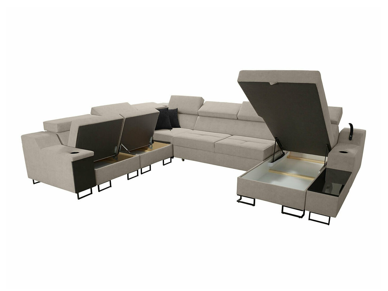 Ugaona sofa Sarasota 160 (Uttario Velvet 2955 + Uttario Velvet 2978)