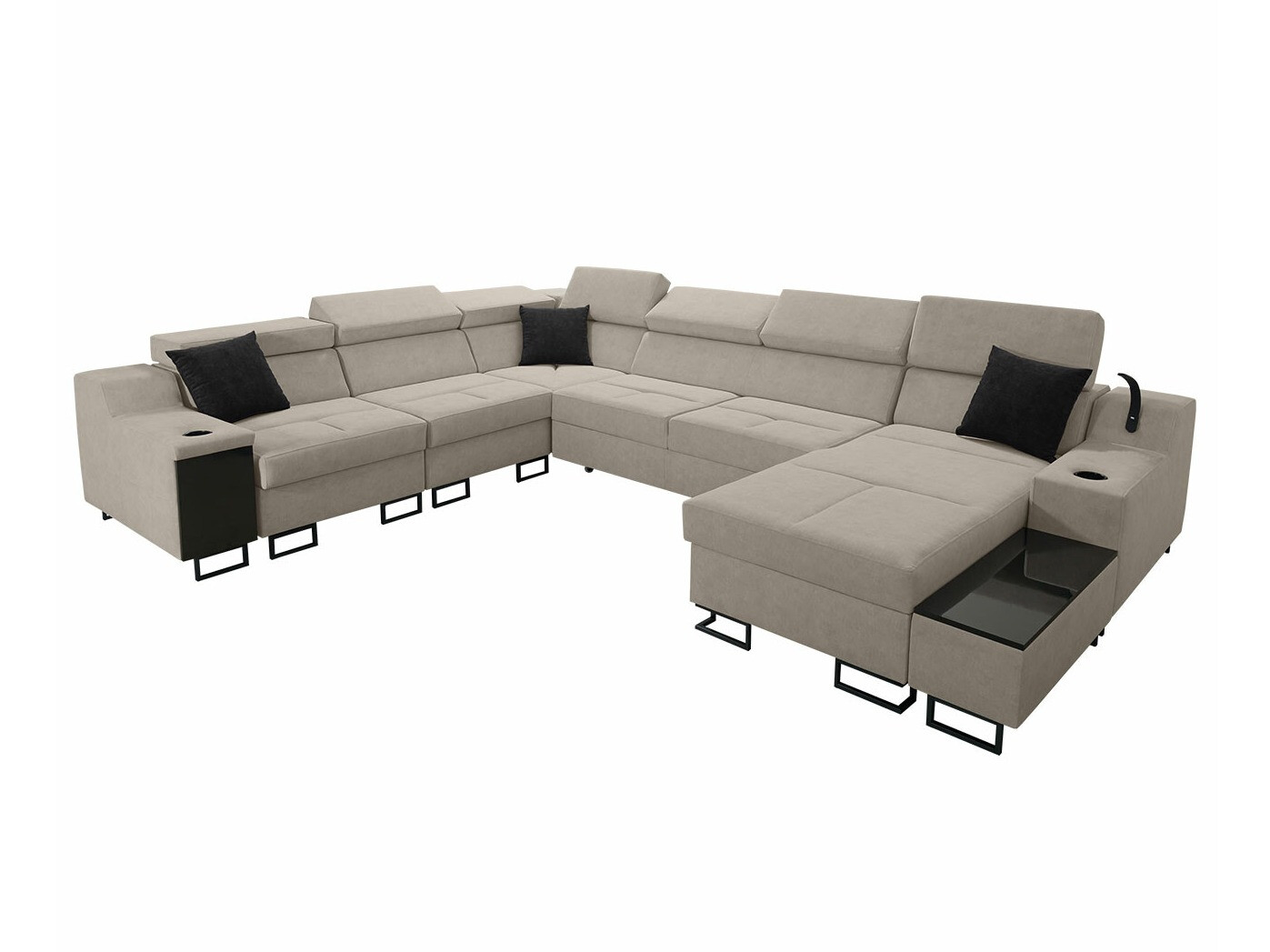 Ugaona sofa Sarasota 160 (Uttario Velvet 2979 + Uttario Velvet 2980)