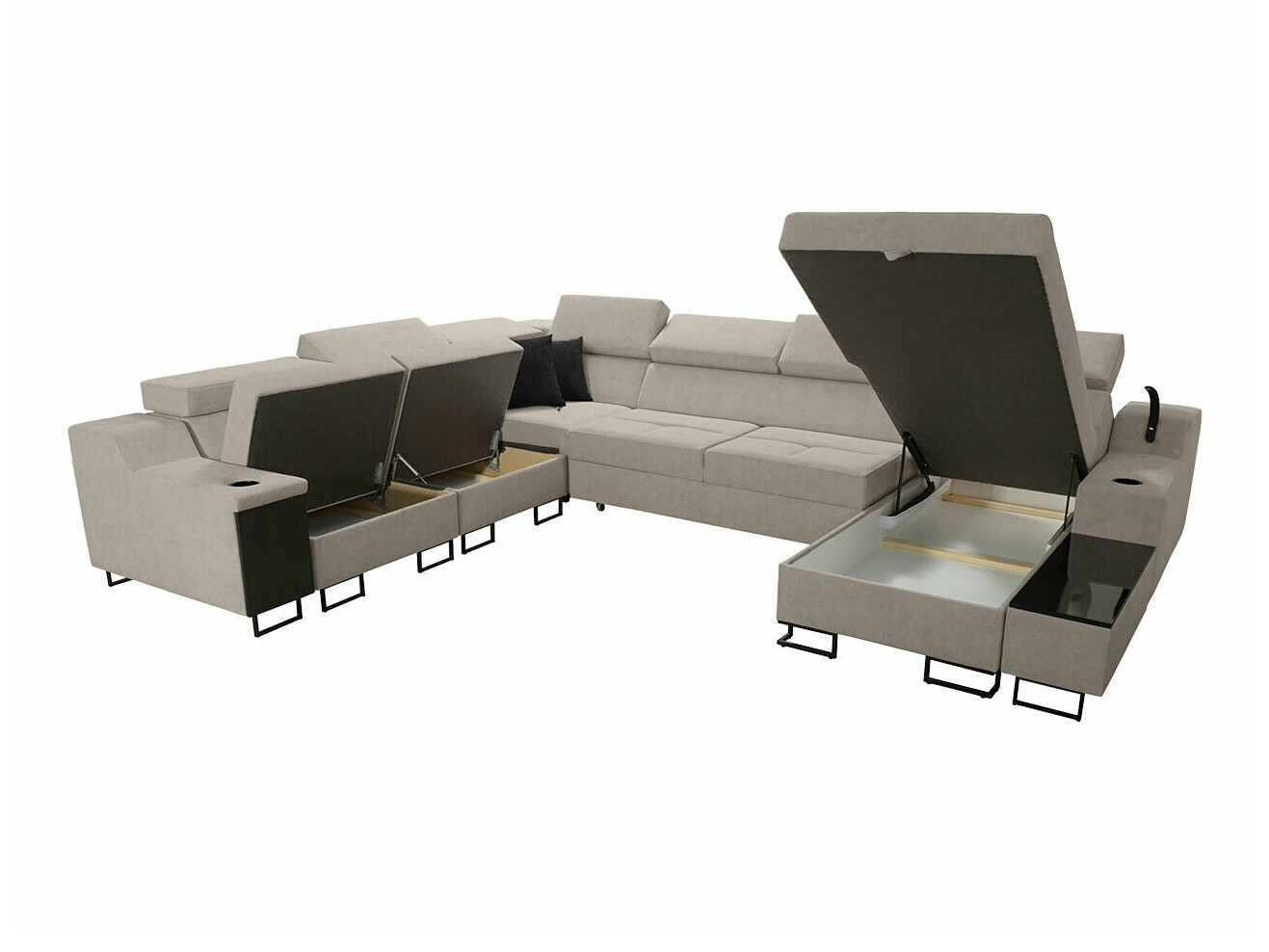 Ugaona sofa Sarasota 160 (Uttario Velvet 2979 + Uttario Velvet 2980)