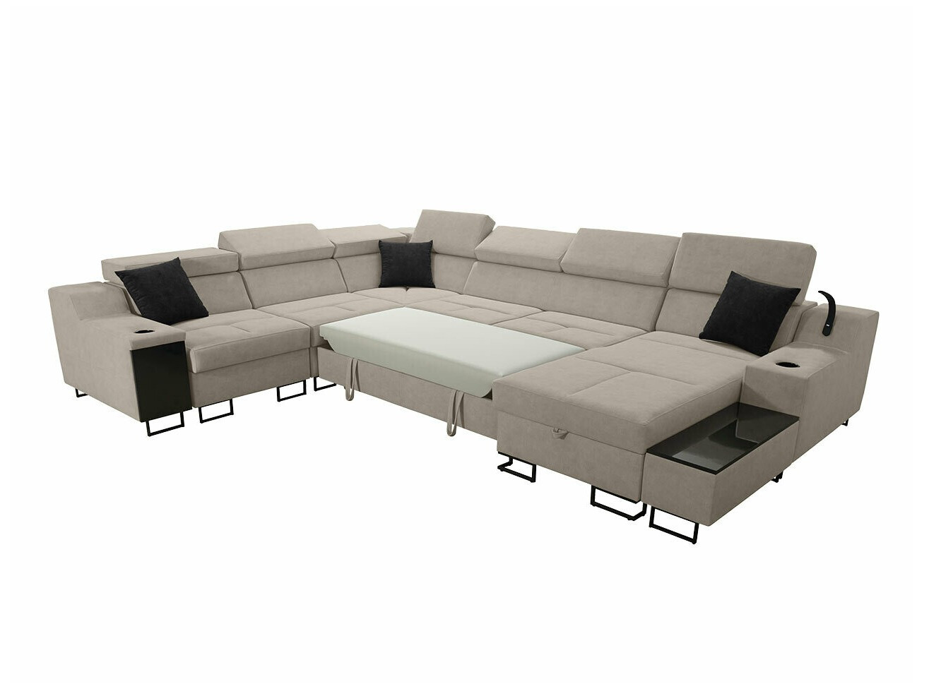 Ugaona sofa Sarasota 160 (Uttario Velvet 2980 + Uttario Velvet 2973)