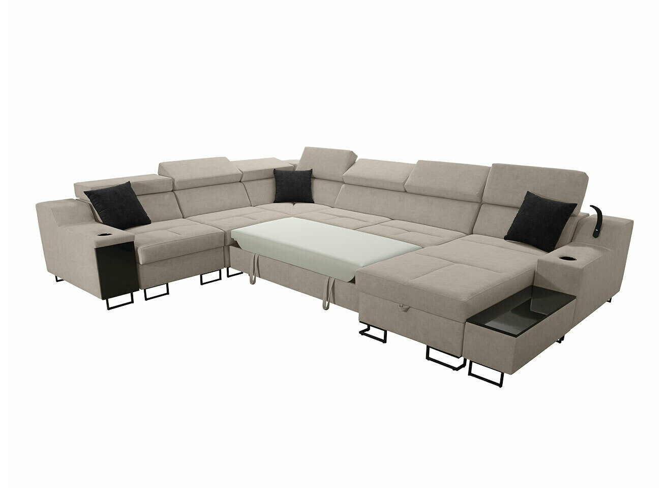Ugaona sofa Sarasota 160 (Uttario Velvet 2980 + Uttario Velvet 2973)