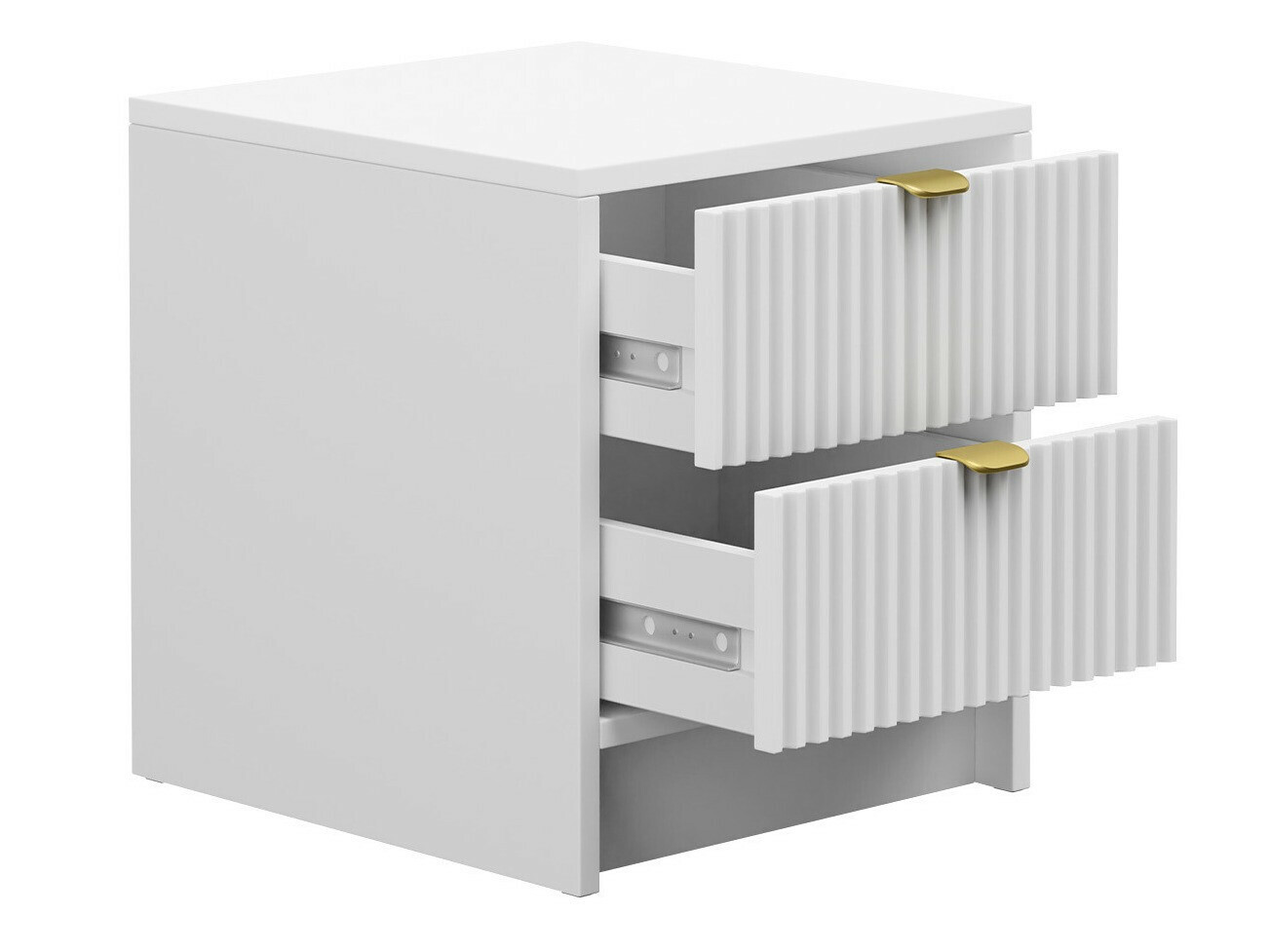 Noćni ormarić Comfivo Papilio (Belo)