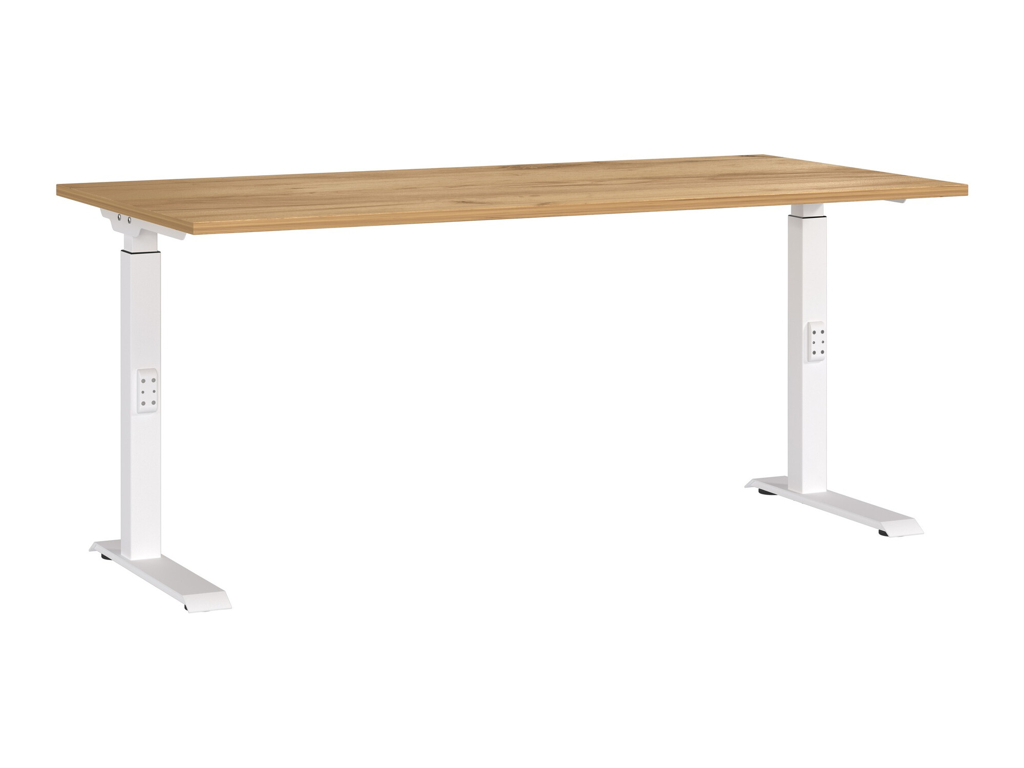 Kancelarijski sto Sacramento 421 (Navarra hrast + Belo)