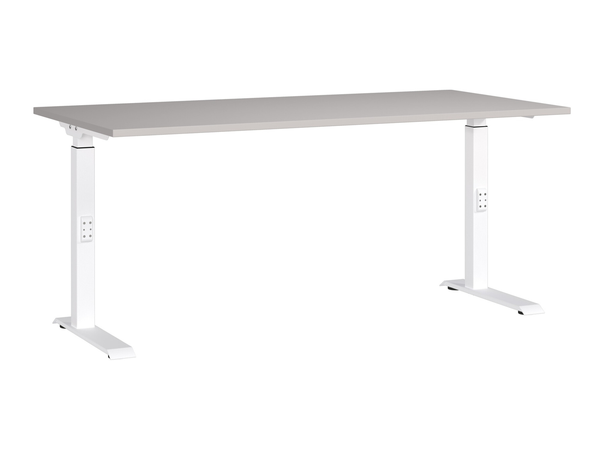 Kancelarijski sto Sacramento 421 (Sivo + Belo)