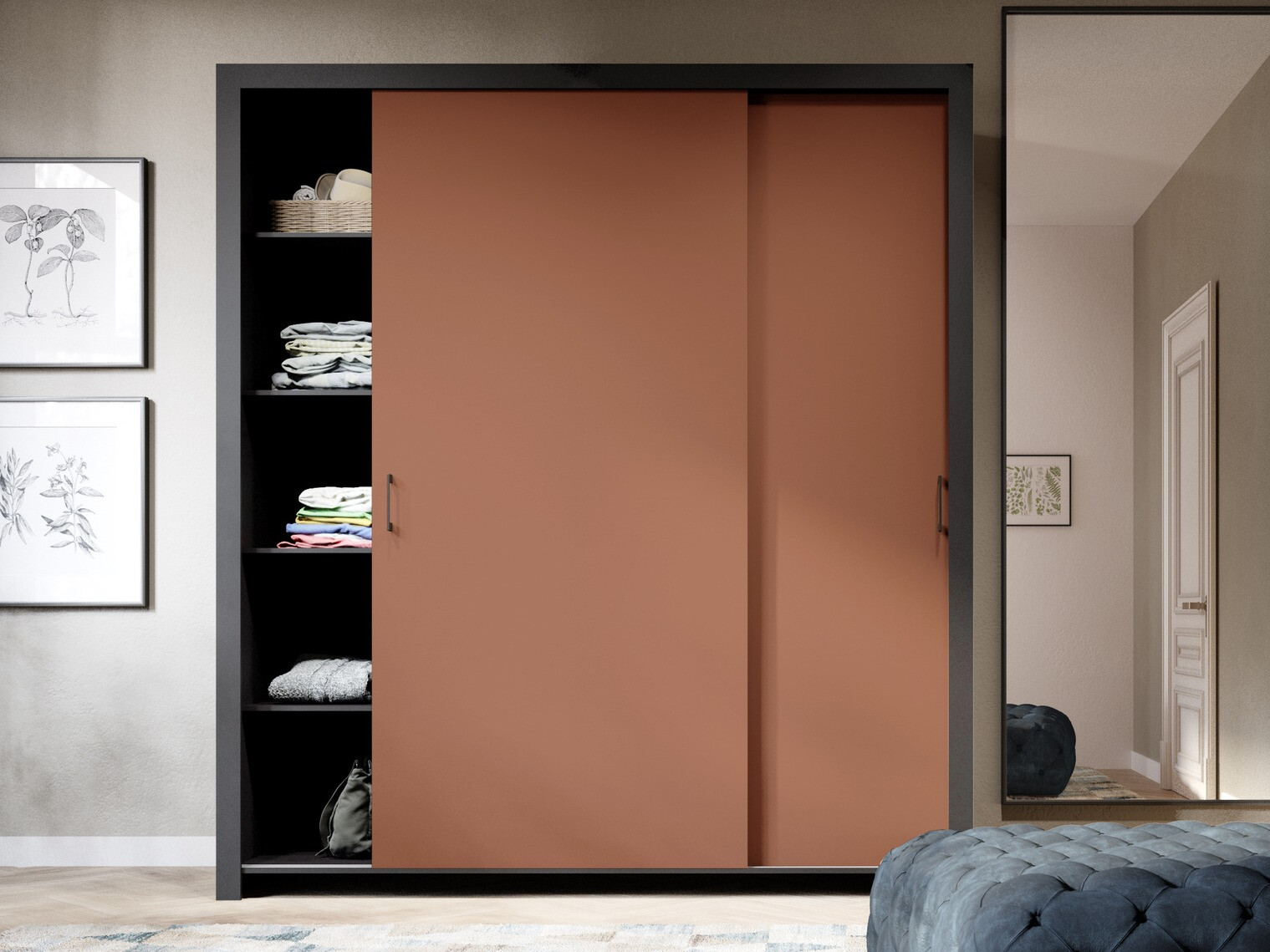 Ormar Murrieta 192 (Crno + Smeđa)