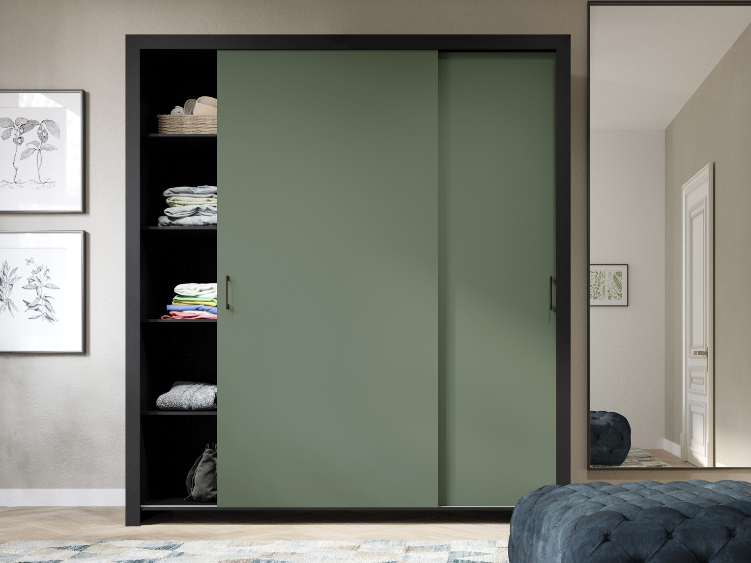 Ormar Murrieta 192 (Crno + Zelena)