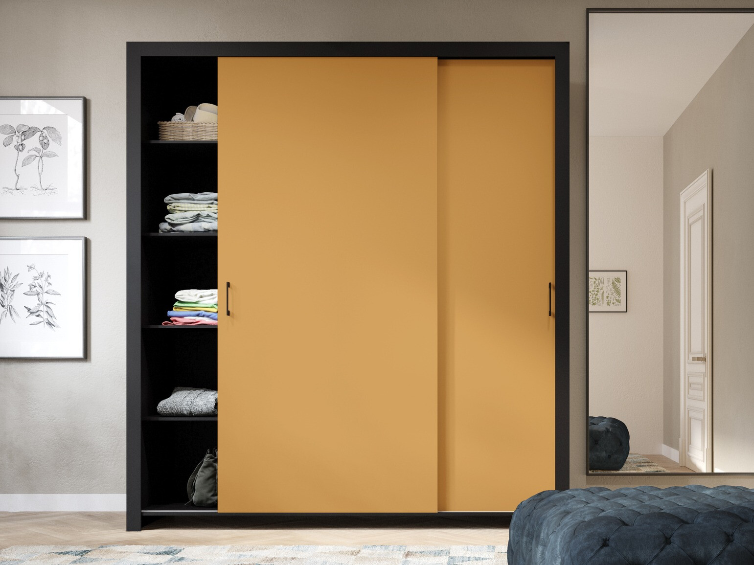 Ormar Murrieta 192 (Crno + Žuta)