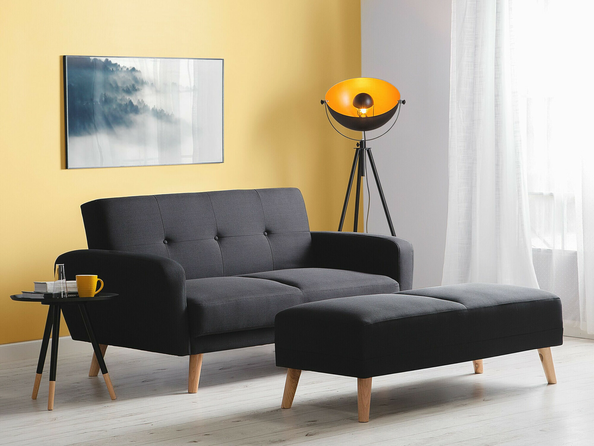 Sofa na razvlačenje Etlivi 103 (Crno)