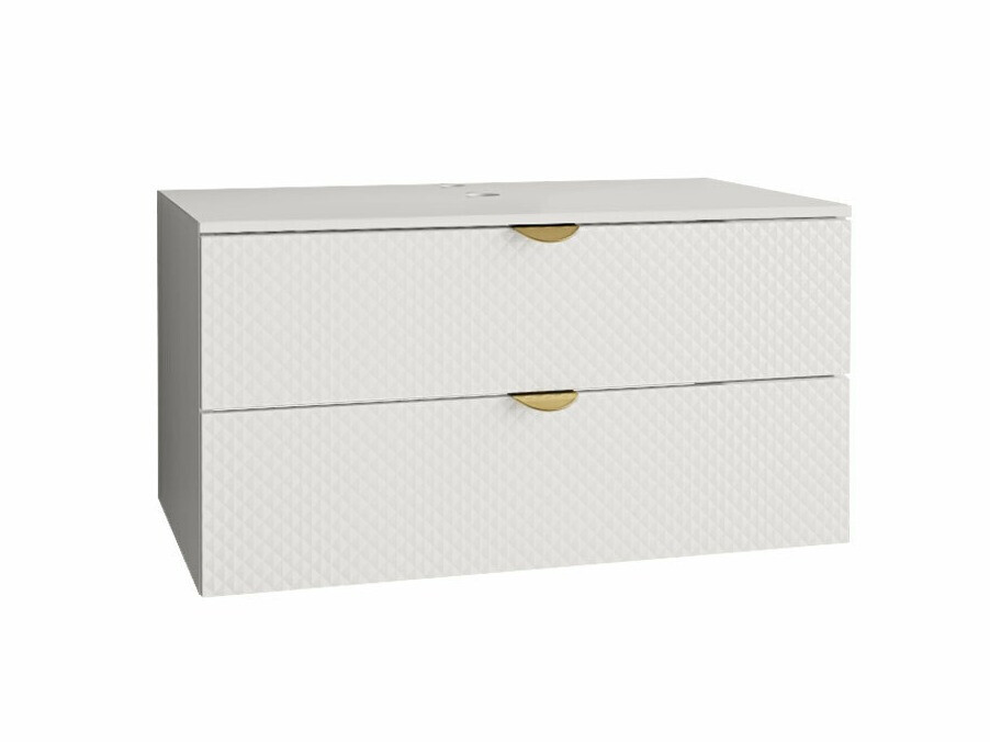 Viseći kupatilski element za lavabo Fenenou 101 (Belo)