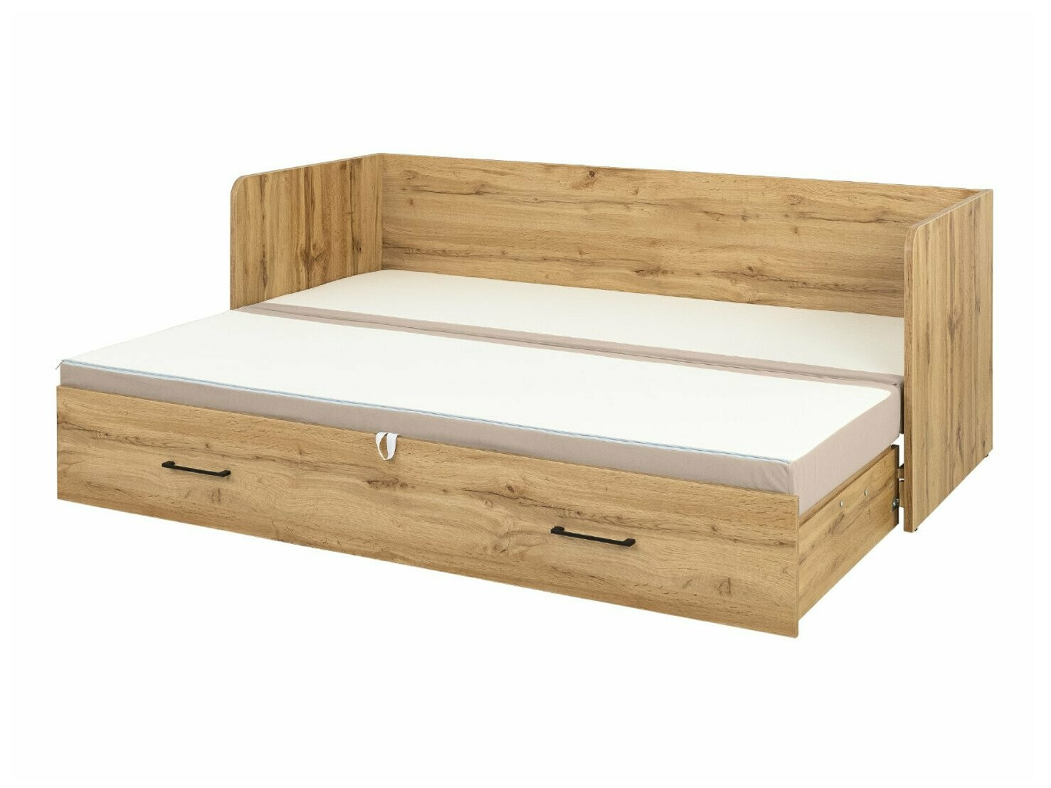 Krevet Boston 517 (Вотан храст + Beige)