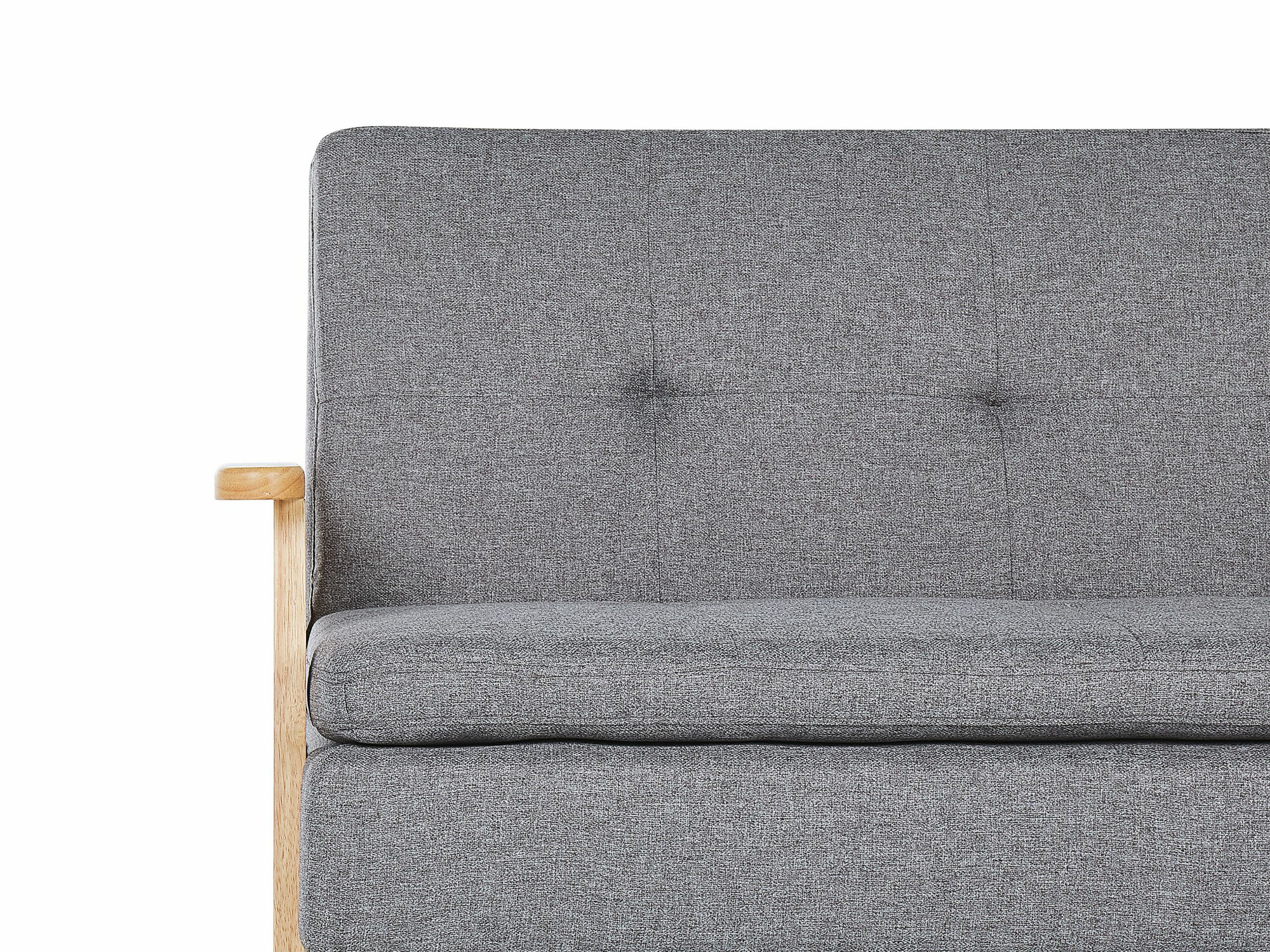 Sofa na razvlačenje Berwyn 2566 (Svetloosiva + Svetlo drvo)