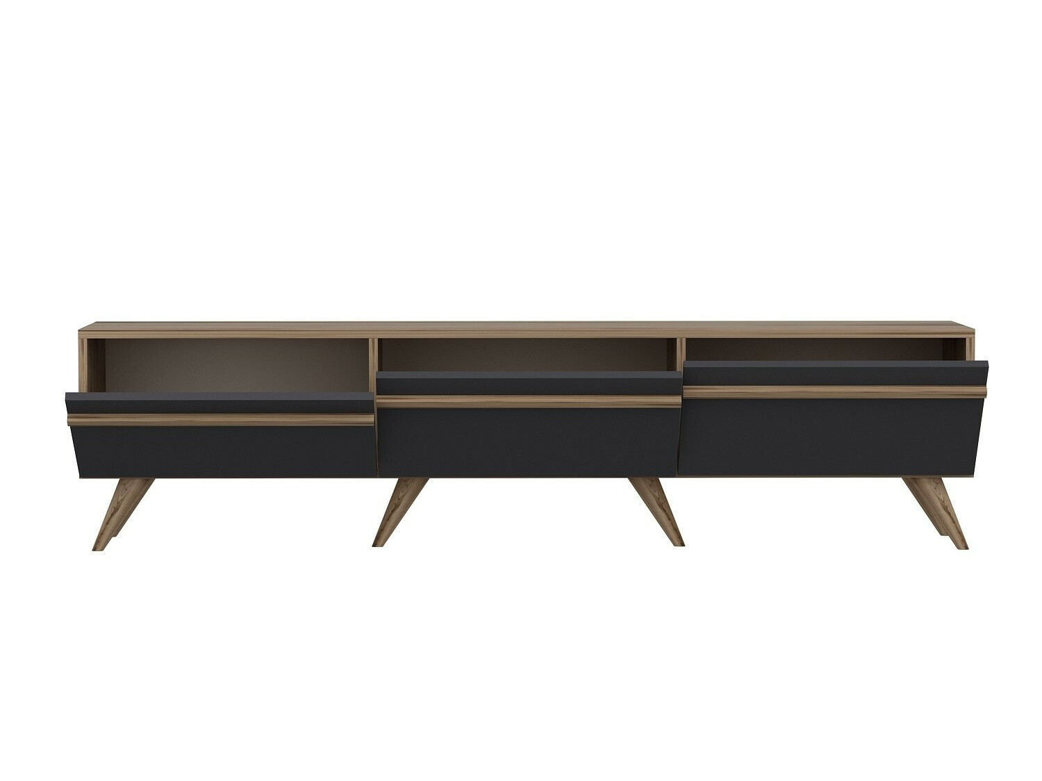 TV komoda Kailua 952 (Antracit + Hrast)
