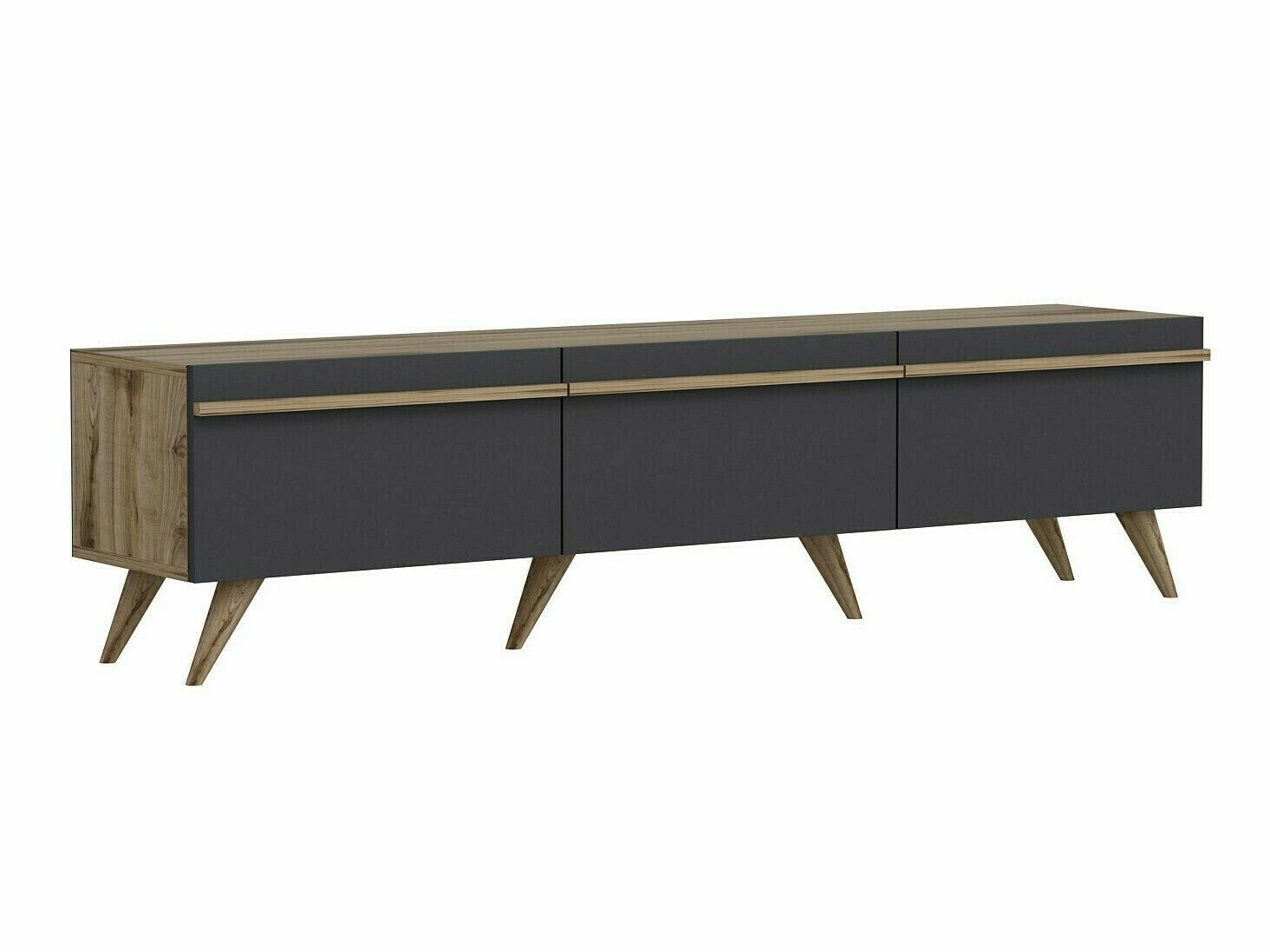 TV komoda Kailua 952 (Antracit + Hrast)