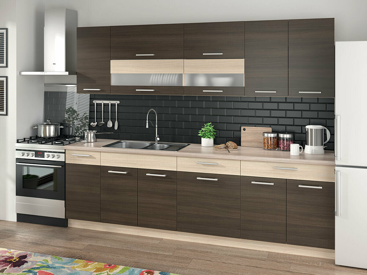 Modularni zidni ormarić Mode Dark 122