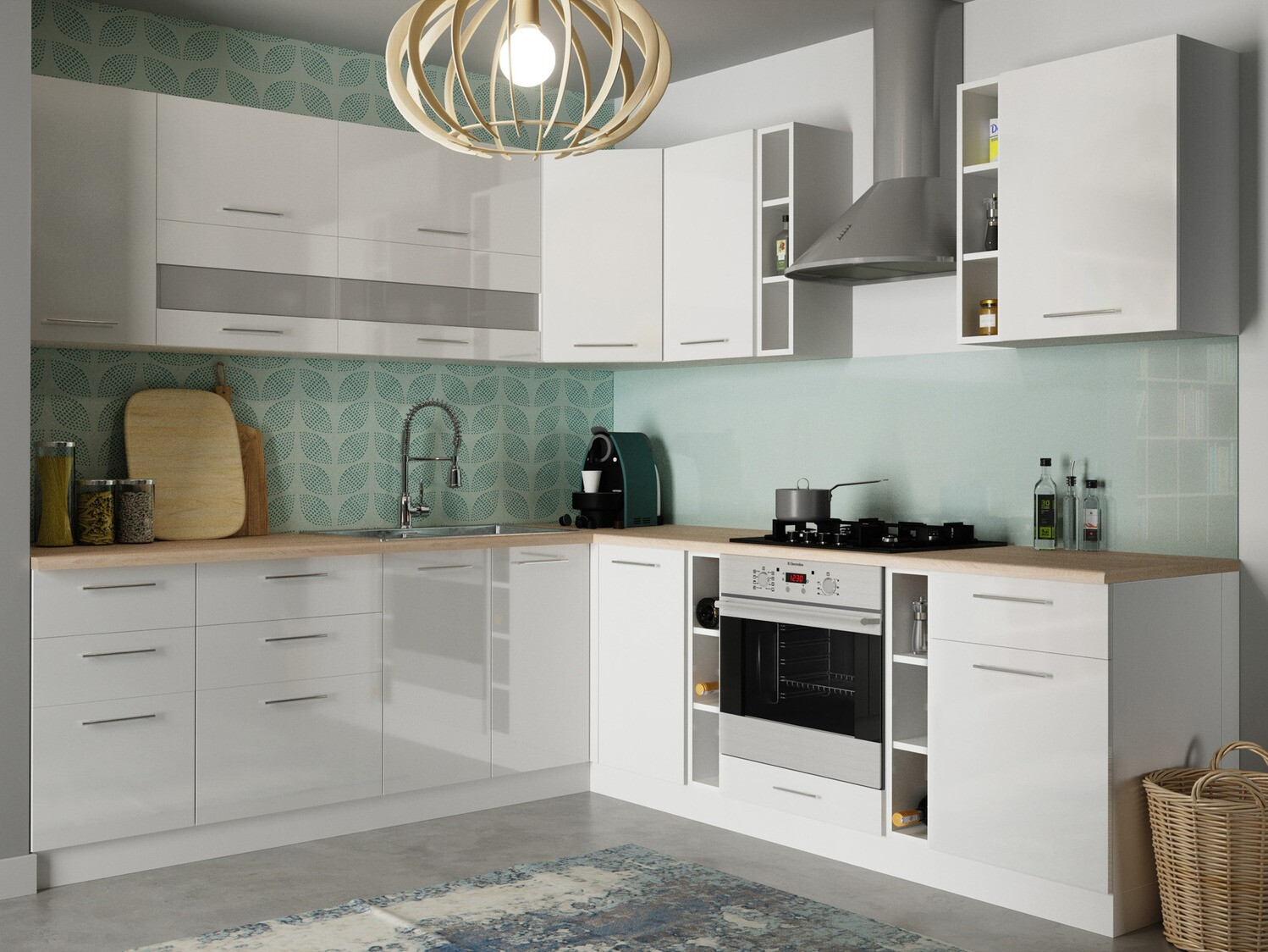 Modularni zidni ormarić Tiffa 100