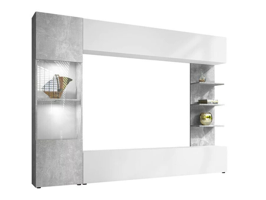 Set za dnevnu sobu Comfivo 210 (Belo + Beton)