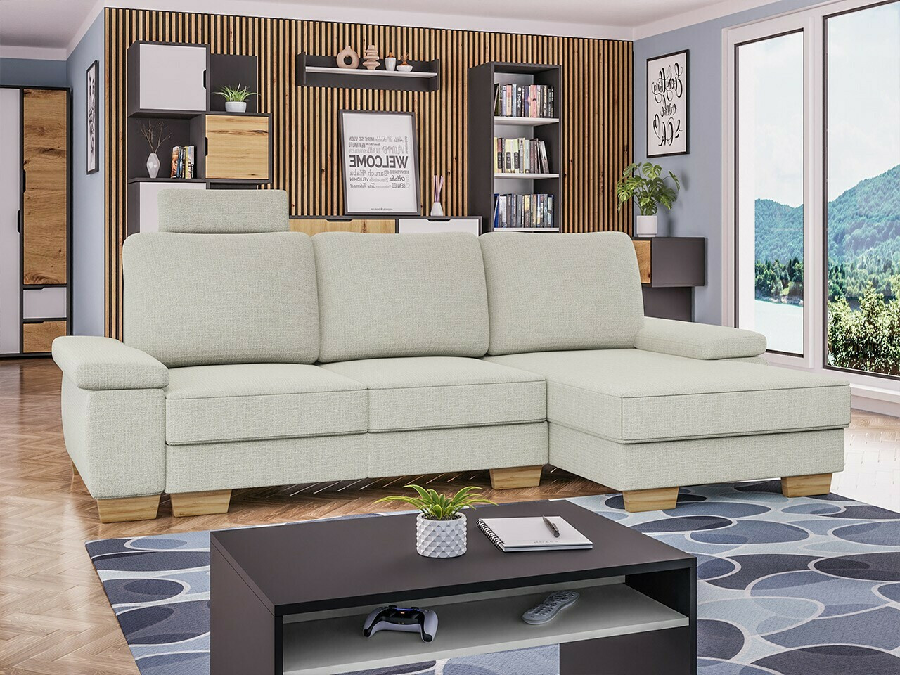 Ugaona sofa Lincoln 182 (Barrel 03)