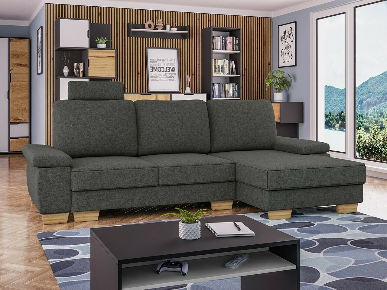 Ugaona sofa Lincoln 182 (Barrel 97)