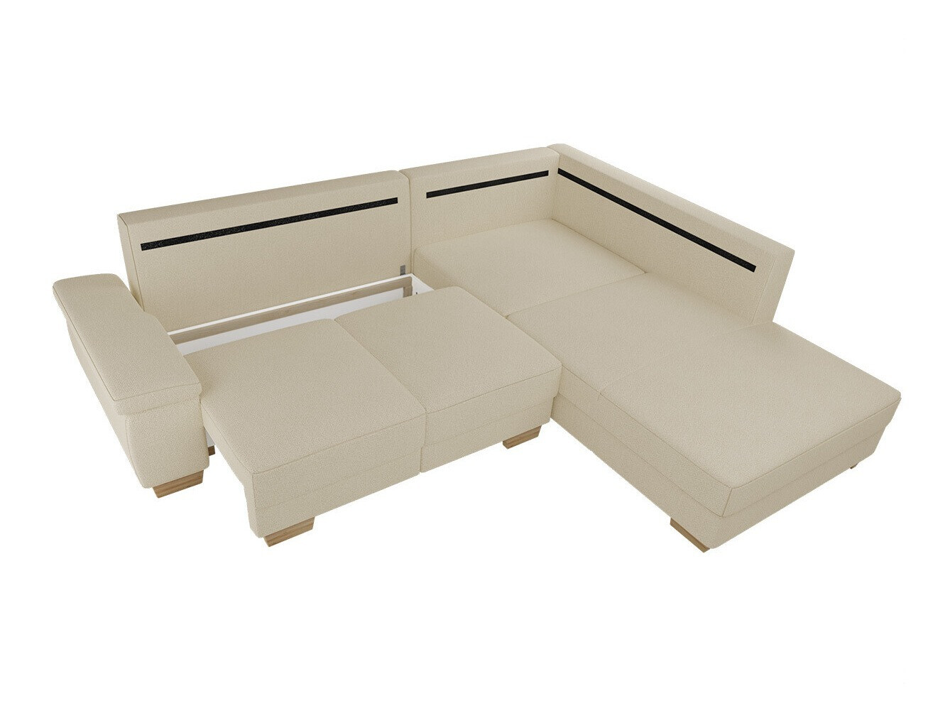 Ugaona sofa Lincoln 183 (Barrel 03)