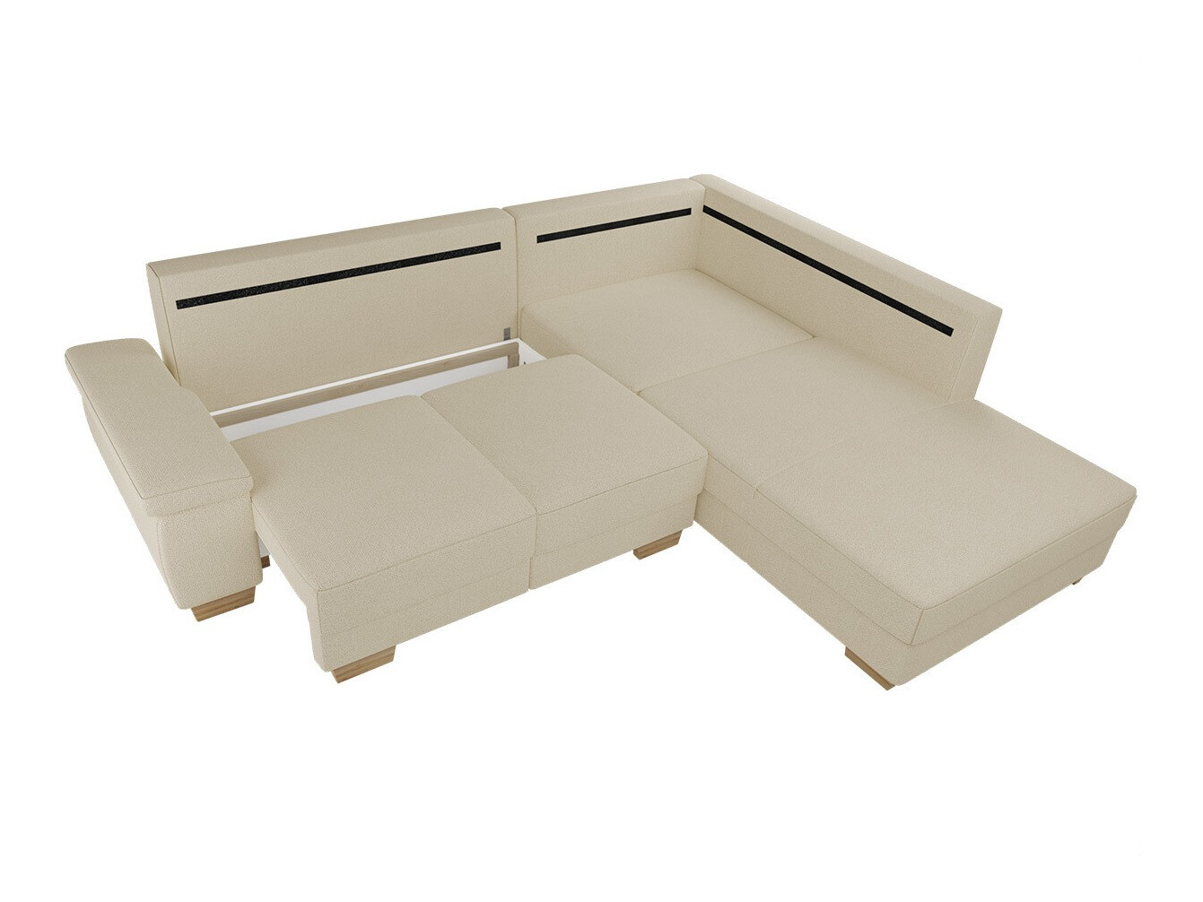 Ugaona sofa Lincoln 183 (Barrel 83)