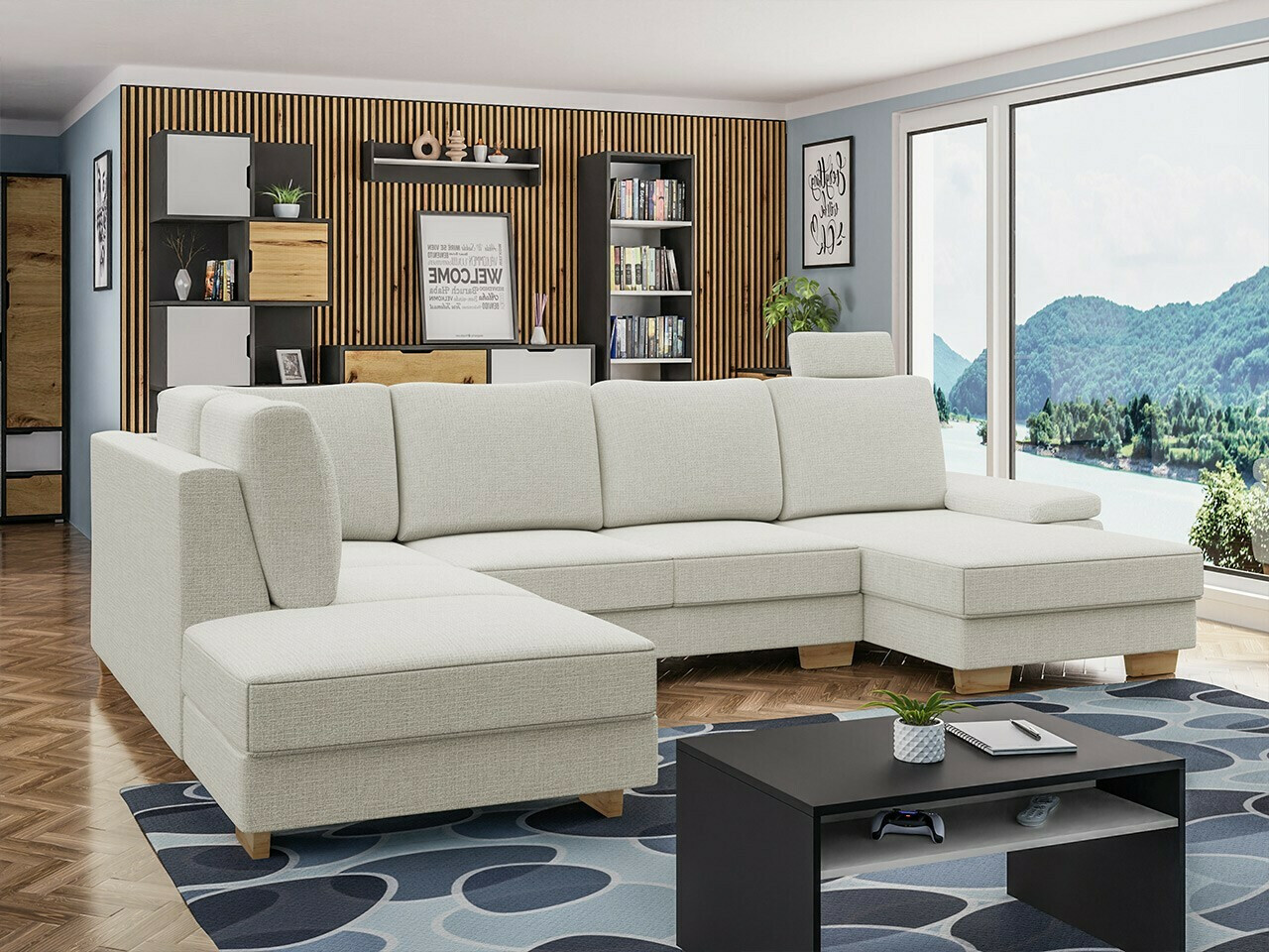 Ugaona sofa Lincoln 184 (Barrel 03)