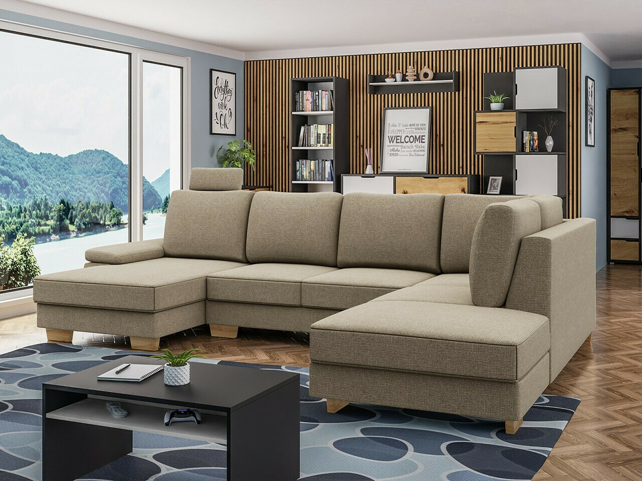 Ugaona sofa Lincoln 184 (Barrel 19)