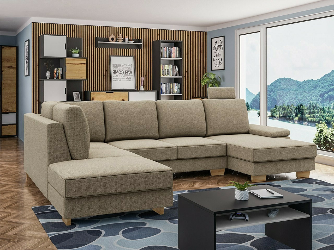 Ugaona sofa Lincoln 184 (Barrel 19)