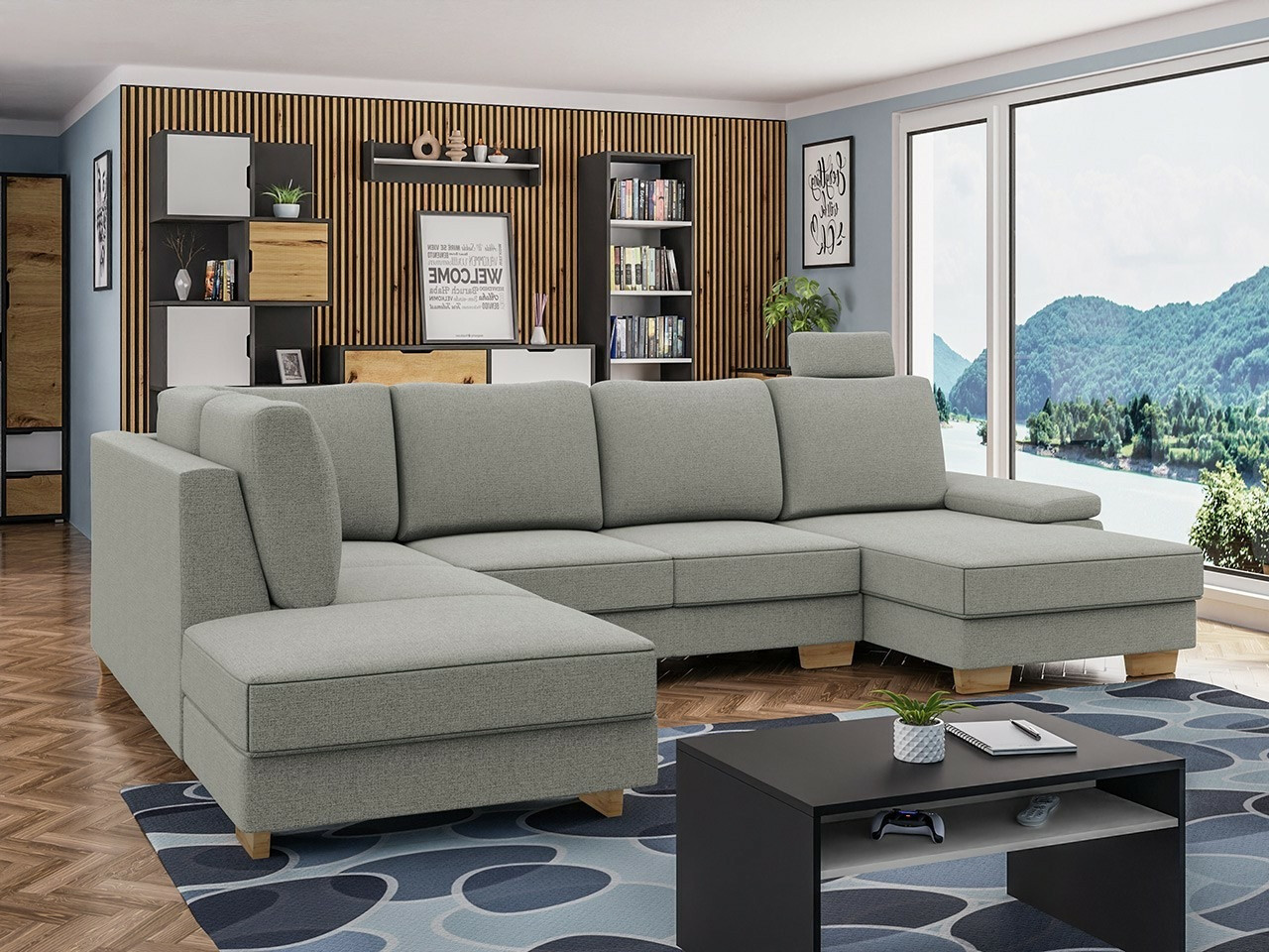 Ugaona sofa Lincoln 184 (Barrel 83)