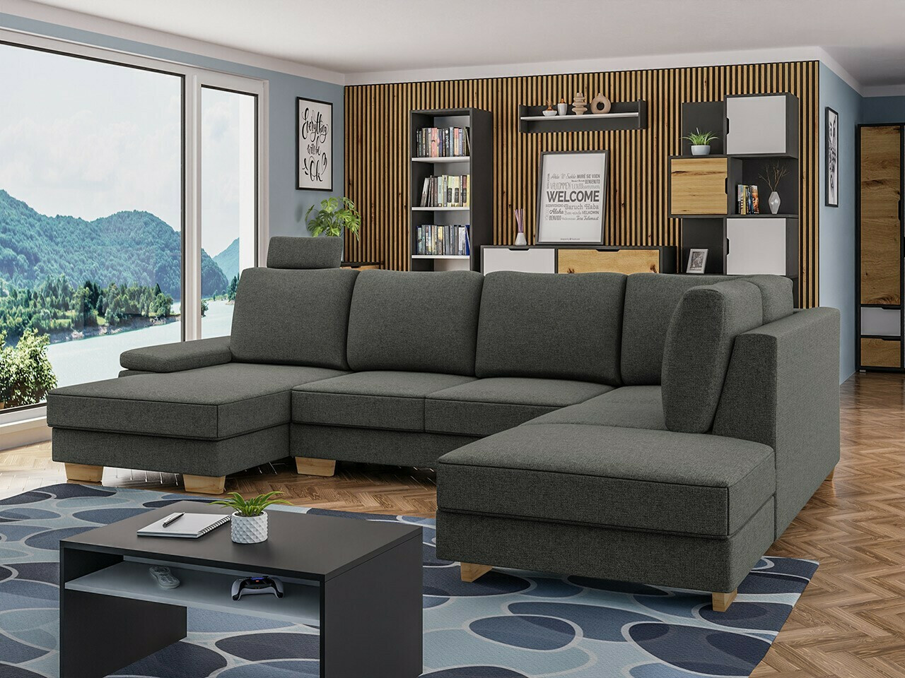 Ugaona sofa Lincoln 184 (Barrel 97)