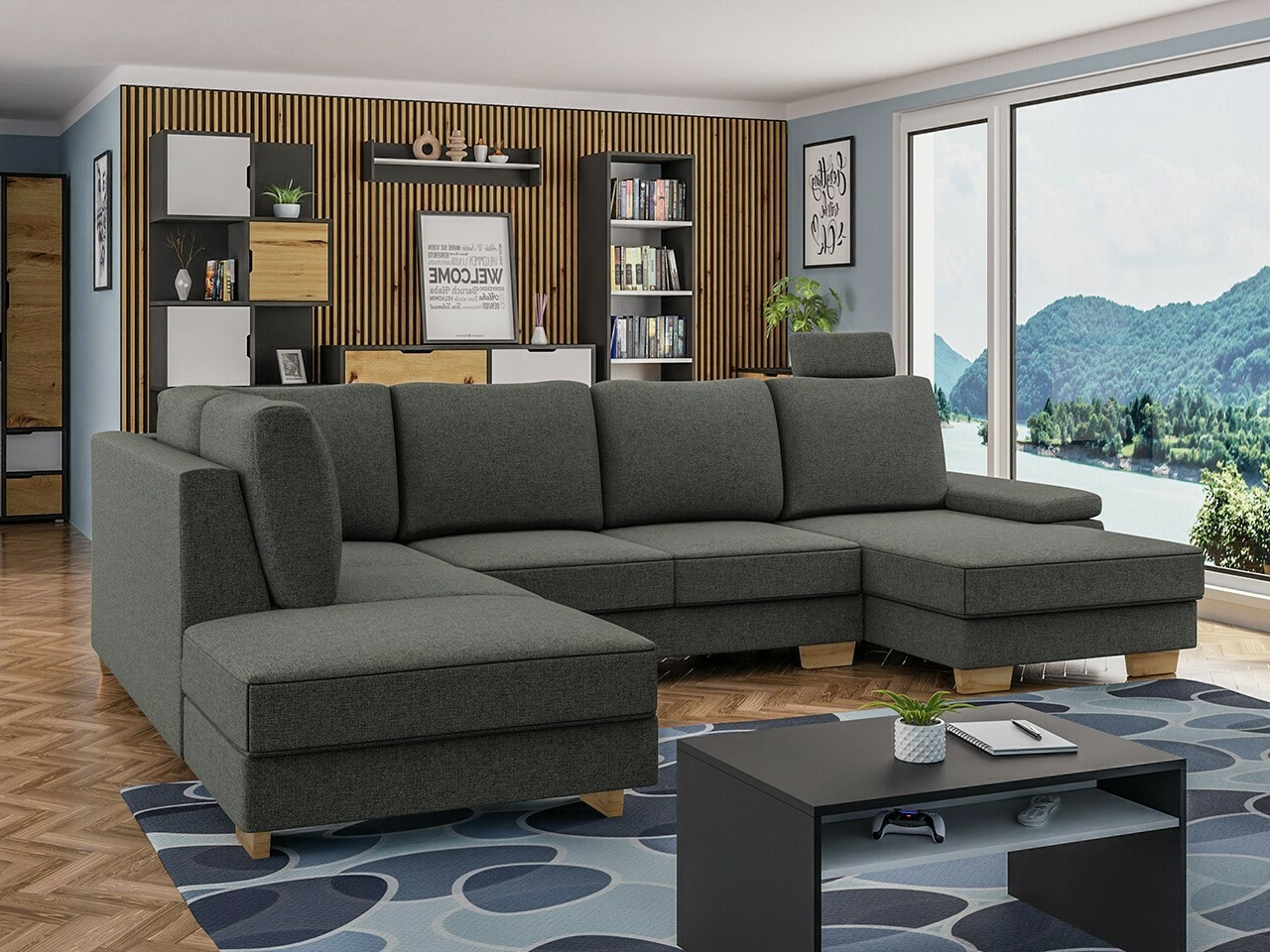 Ugaona sofa Lincoln 184 (Barrel 97)