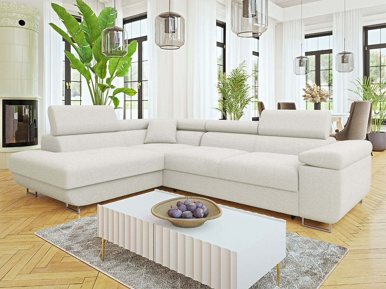 Ugaona sofa Comfivo Eliferu 101 (Bukle Baloo 2073)