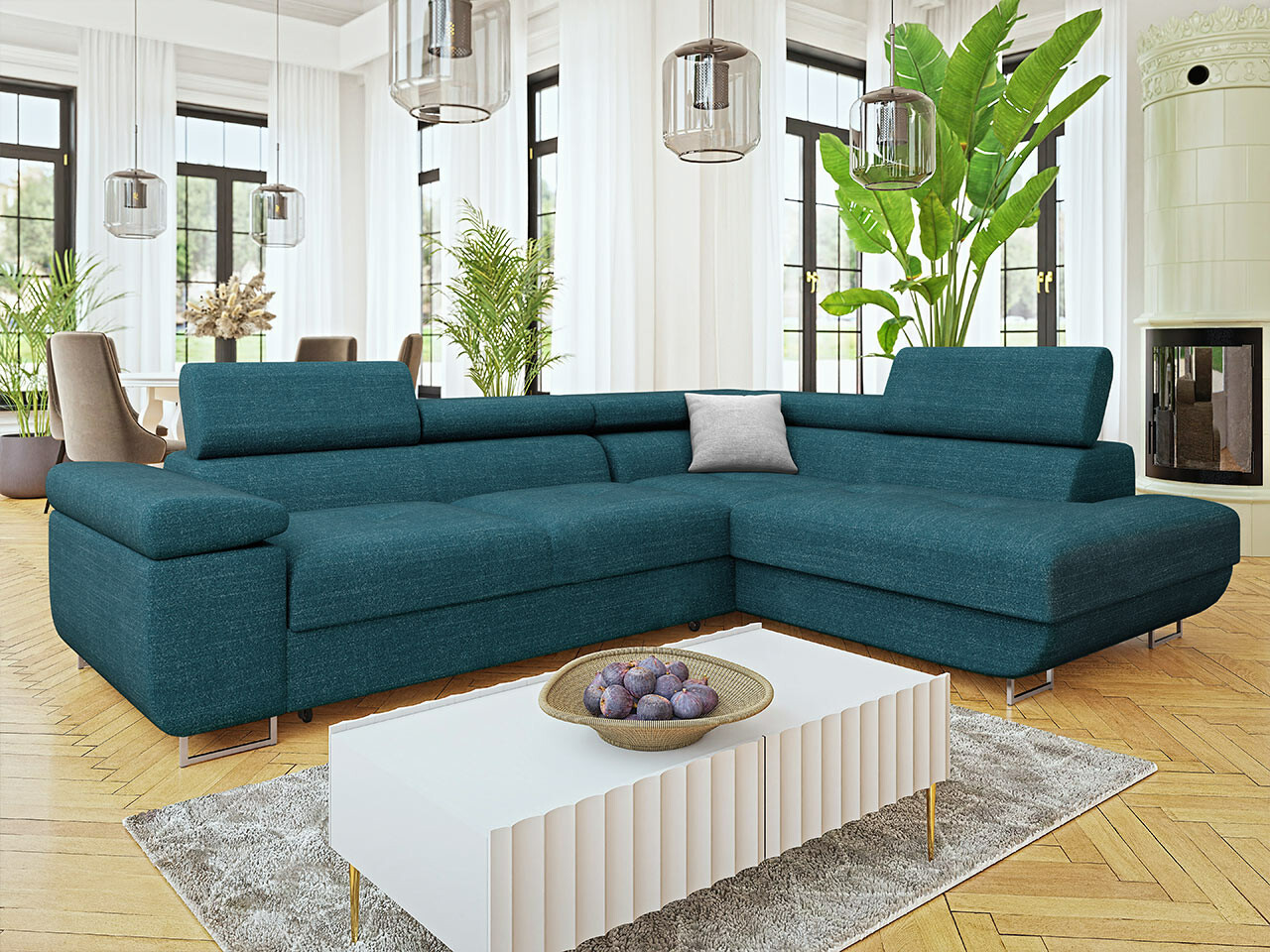 Ugaona sofa Comfivo Eliferu 101 (Terra 15 + Terra 06)