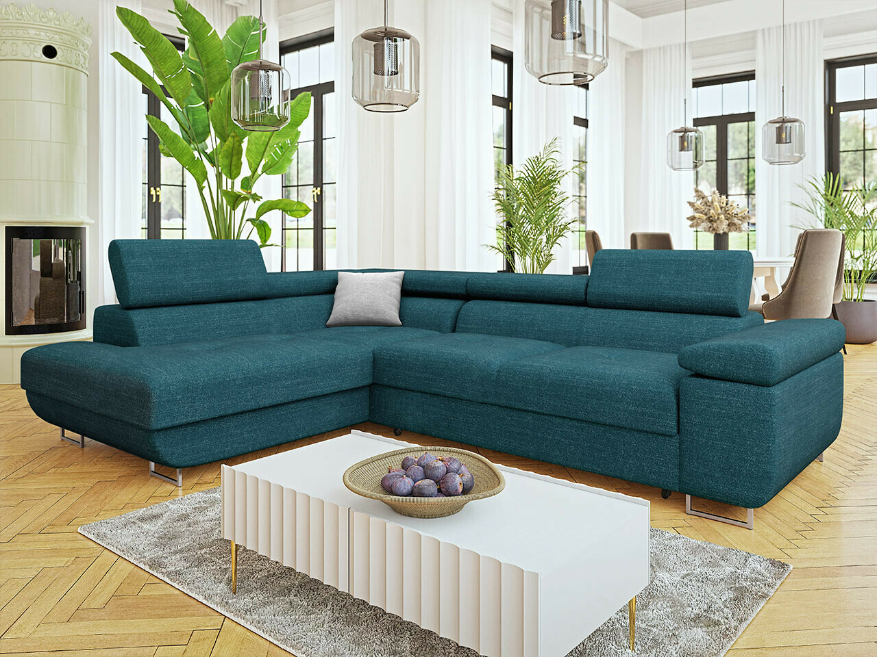 Ugaona sofa Comfivo Eliferu 101 (Terra 15 + Terra 06)