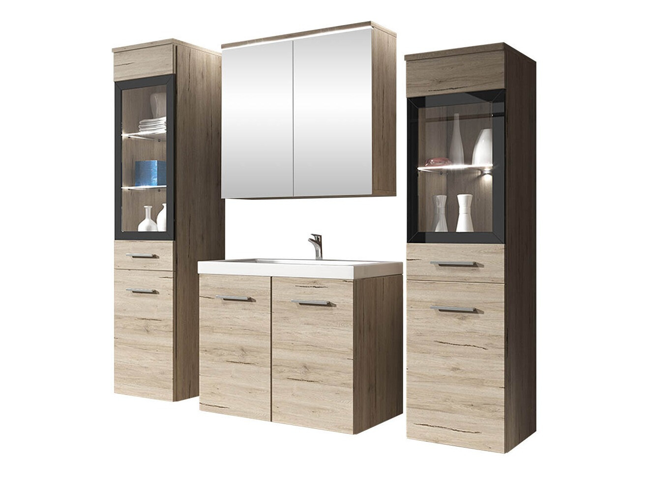 Set za kupatilo Sarasota 140 (Hrast San Remo)