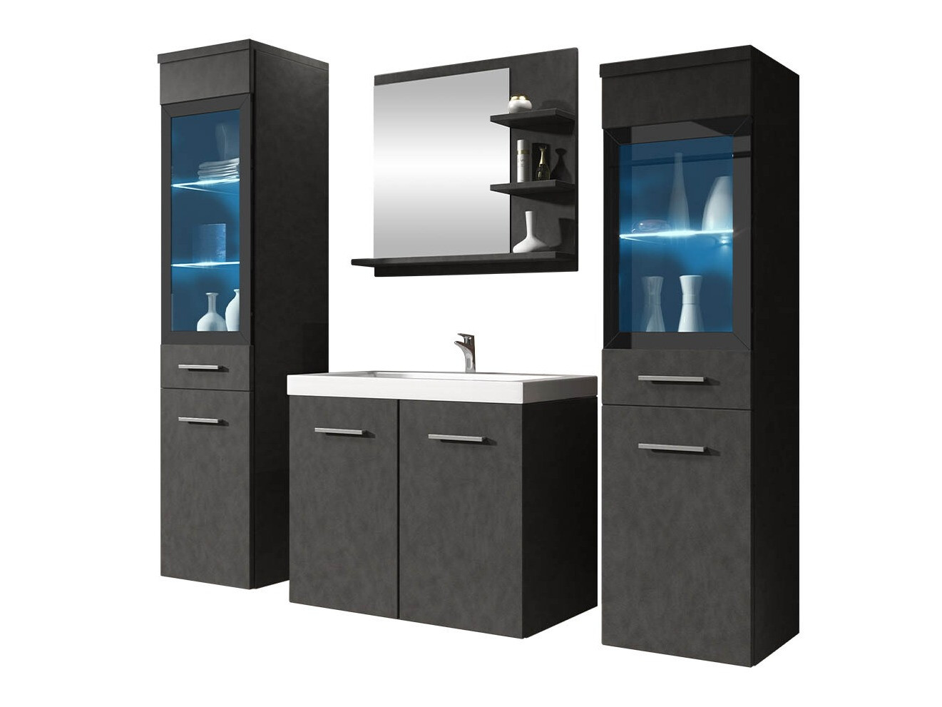 Set za kupatilo Scientia IV (Matera siva)