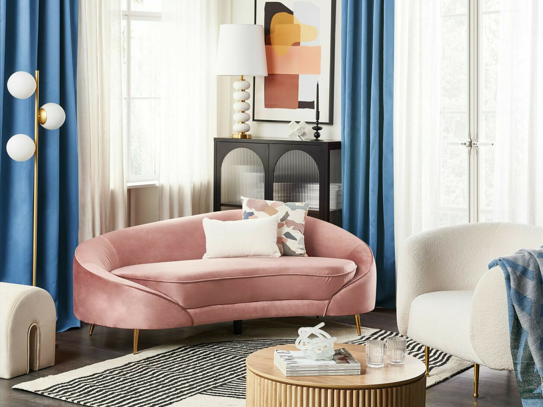 Sofa Berwyn 1255 (Ružičasta)
