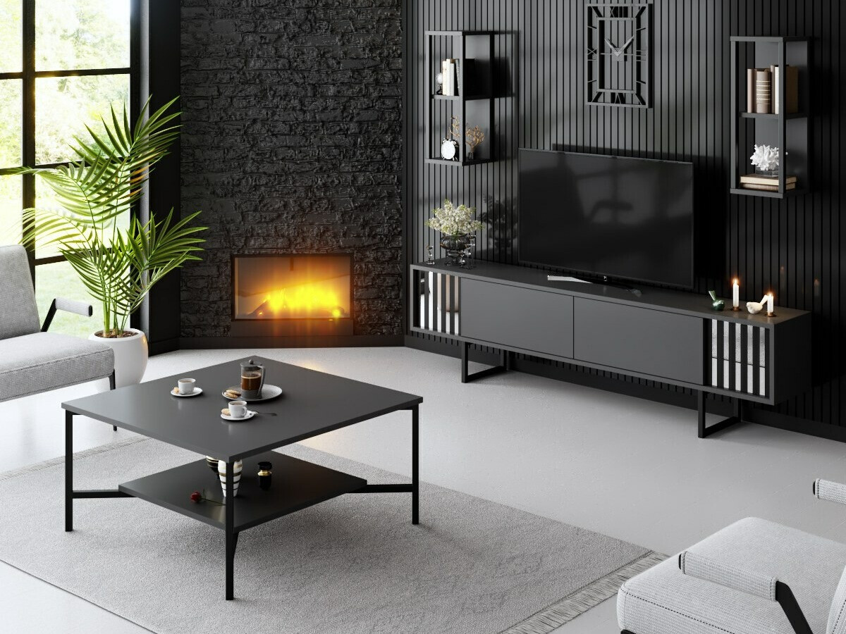 Set za dnevnu sobu Kailua 2395 (Antracit)
