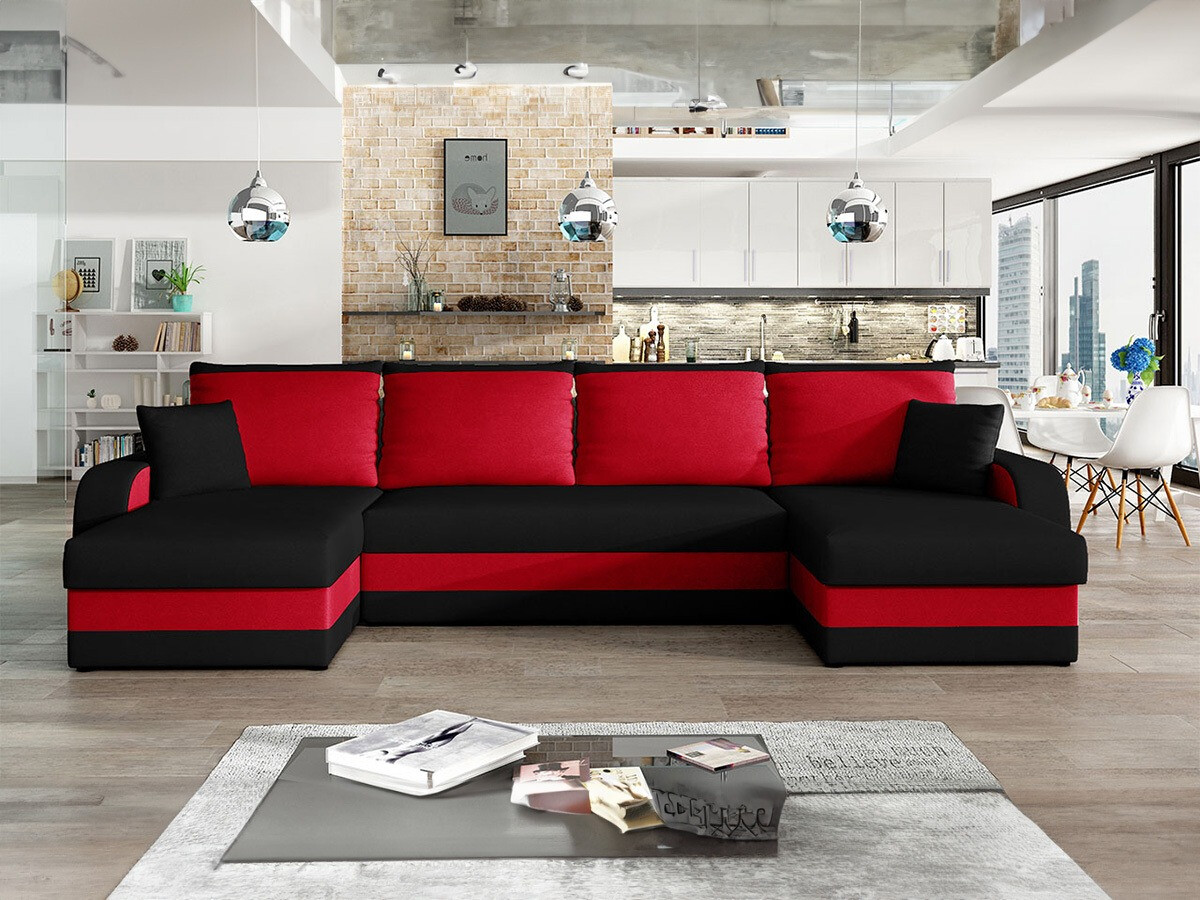 Ugaona sofa Comfivo 233 (Mikrofaza 15 + Mikrofaza 22)