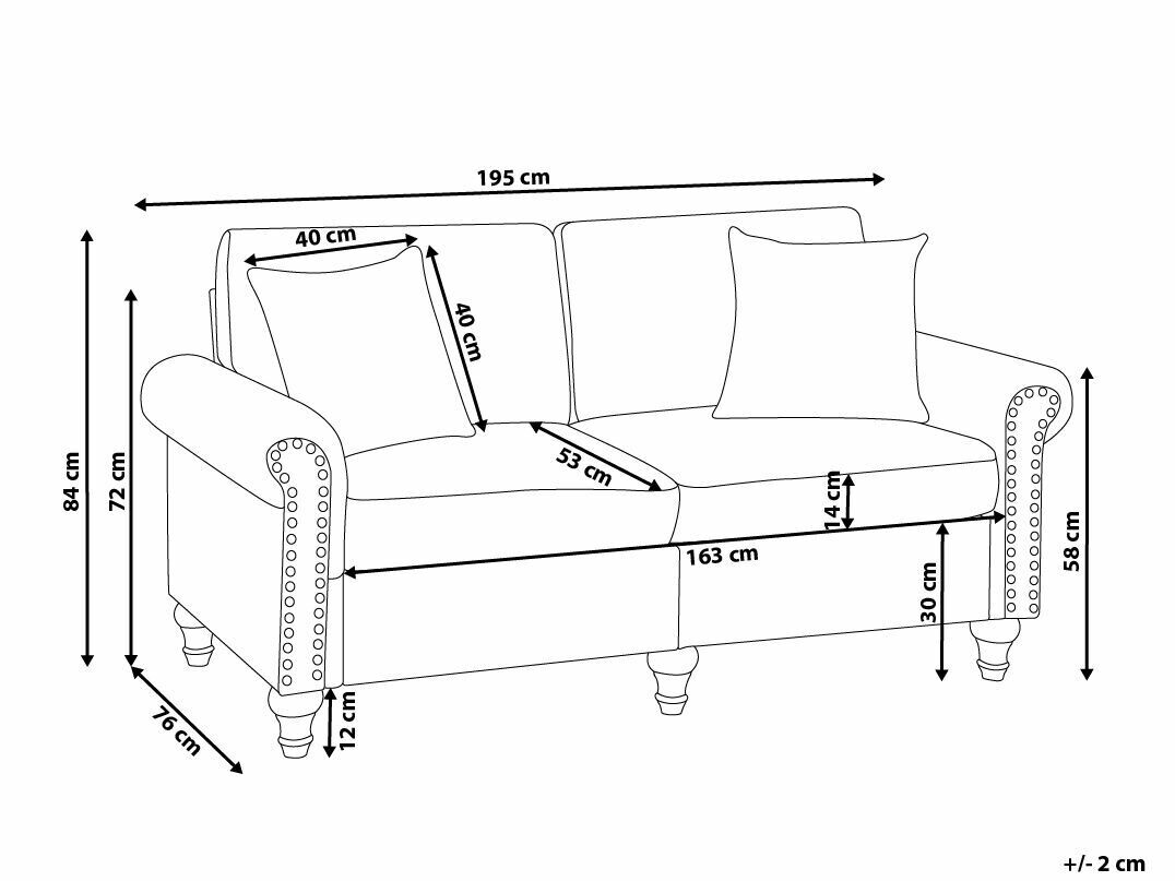 Sofa Berwyn 1749 (Bež)