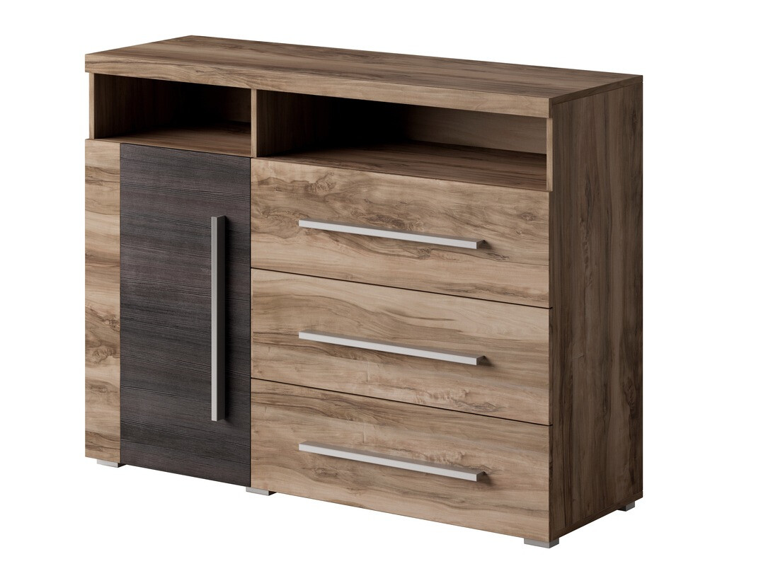 Komoda Sorciro 102 (Orah + Tamni hrast)