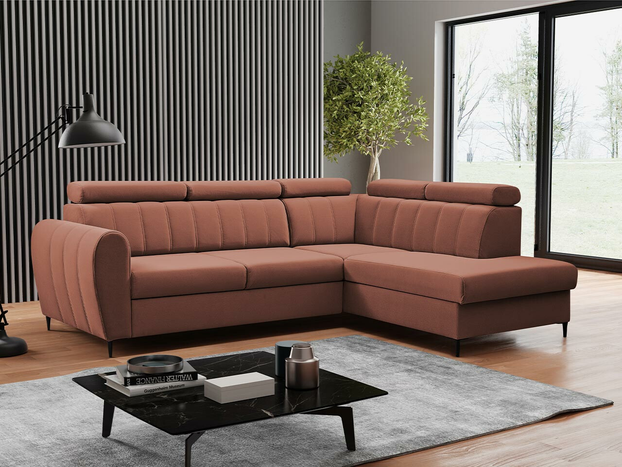 Ugaona sofa Temple 125 (Kronos 29)