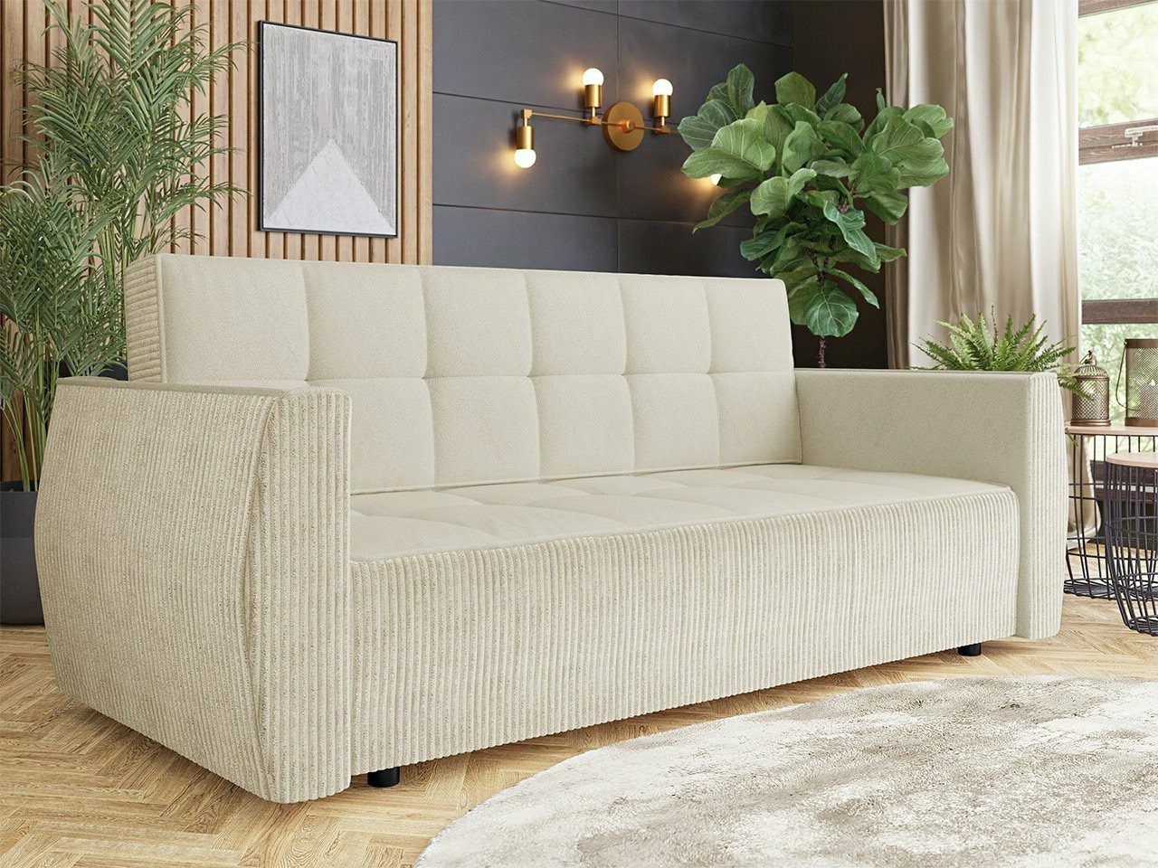 Sofa na razvlačenje Edinburg 107 (Poso 100 + Paros 01)