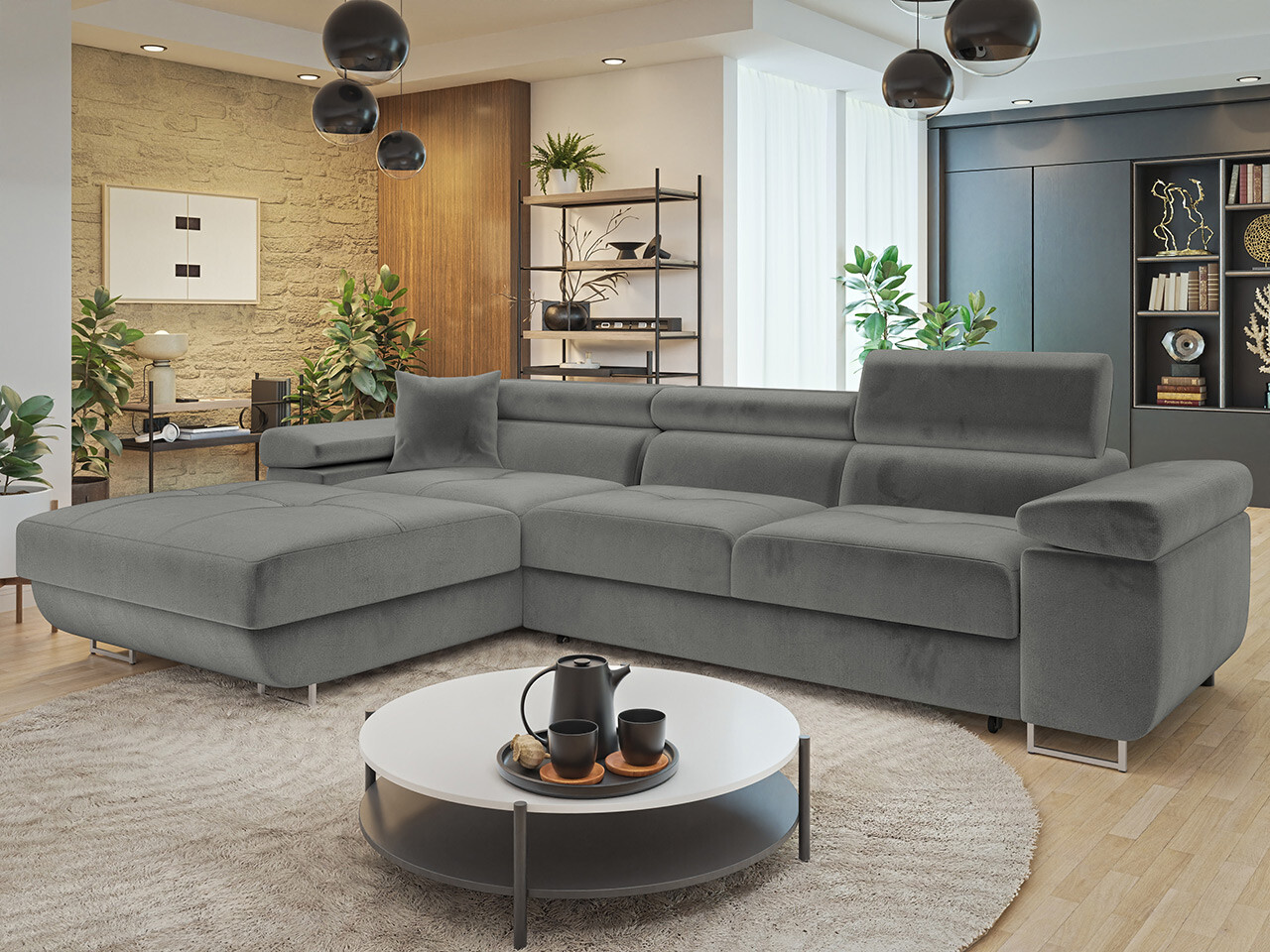 Ugaona sofa Comfivo Eliferu 102 (Manila 16)
