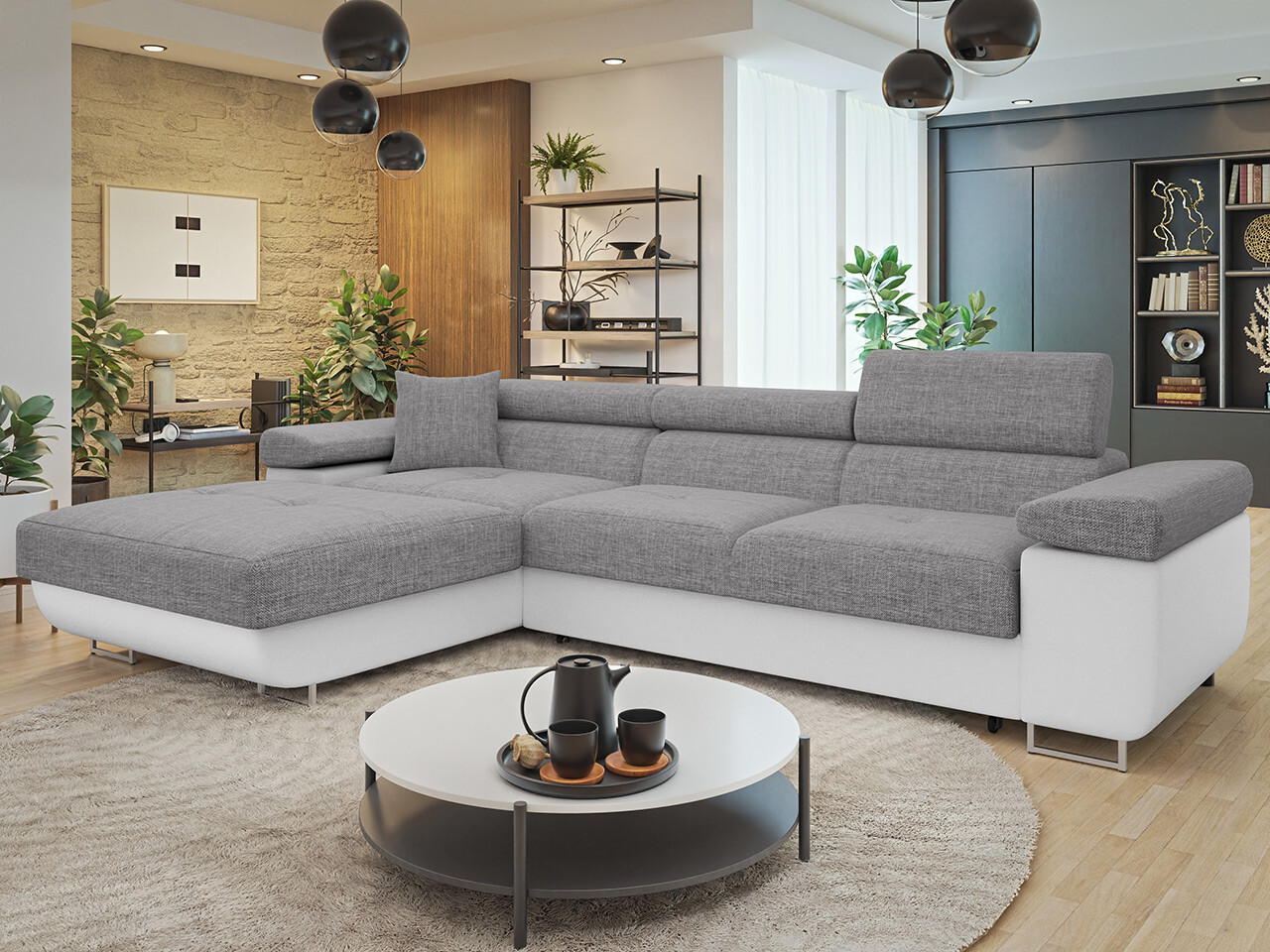 Ugaona sofa Comfivo Eliferu 102 (Soft 017 + Lux 05)