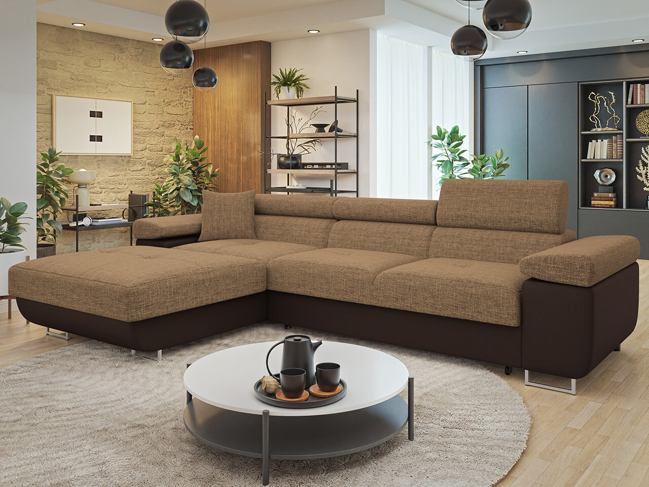 Ugaona sofa Comfivo Eliferu 102 (Soft 066 + Lux 03)